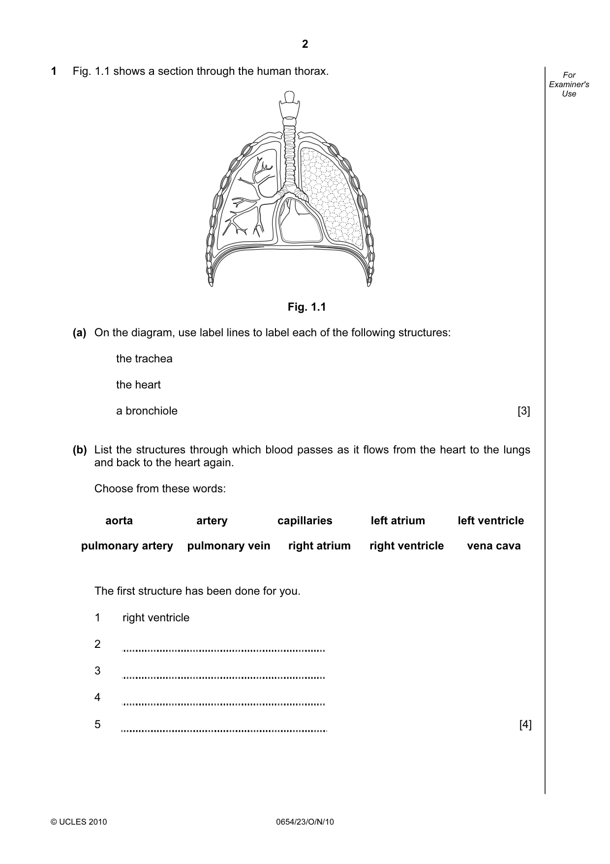 Cambridge IGCSE Sciences - Co-ordinated (Double) 0654 2010 Oct/Nov Paper 2 · Variant 3 question paper, page 2 of 24