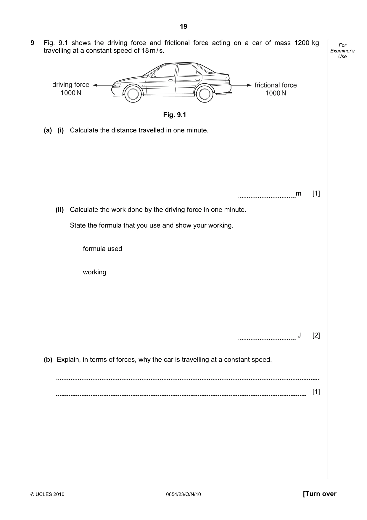 Cambridge IGCSE Sciences - Co-ordinated (Double) 0654 2010 Oct/Nov Paper 2 · Variant 3 question paper, page 19 of 24