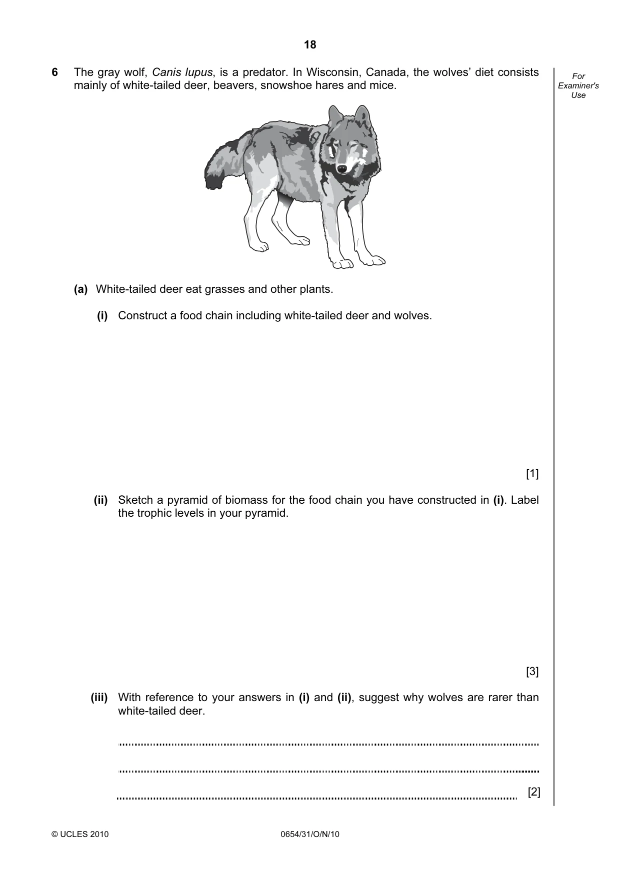 Cambridge IGCSE Sciences - Co-ordinated (Double) 0654 2010 Oct/Nov Paper 3 · Variant 1 question paper, page 18 of 28