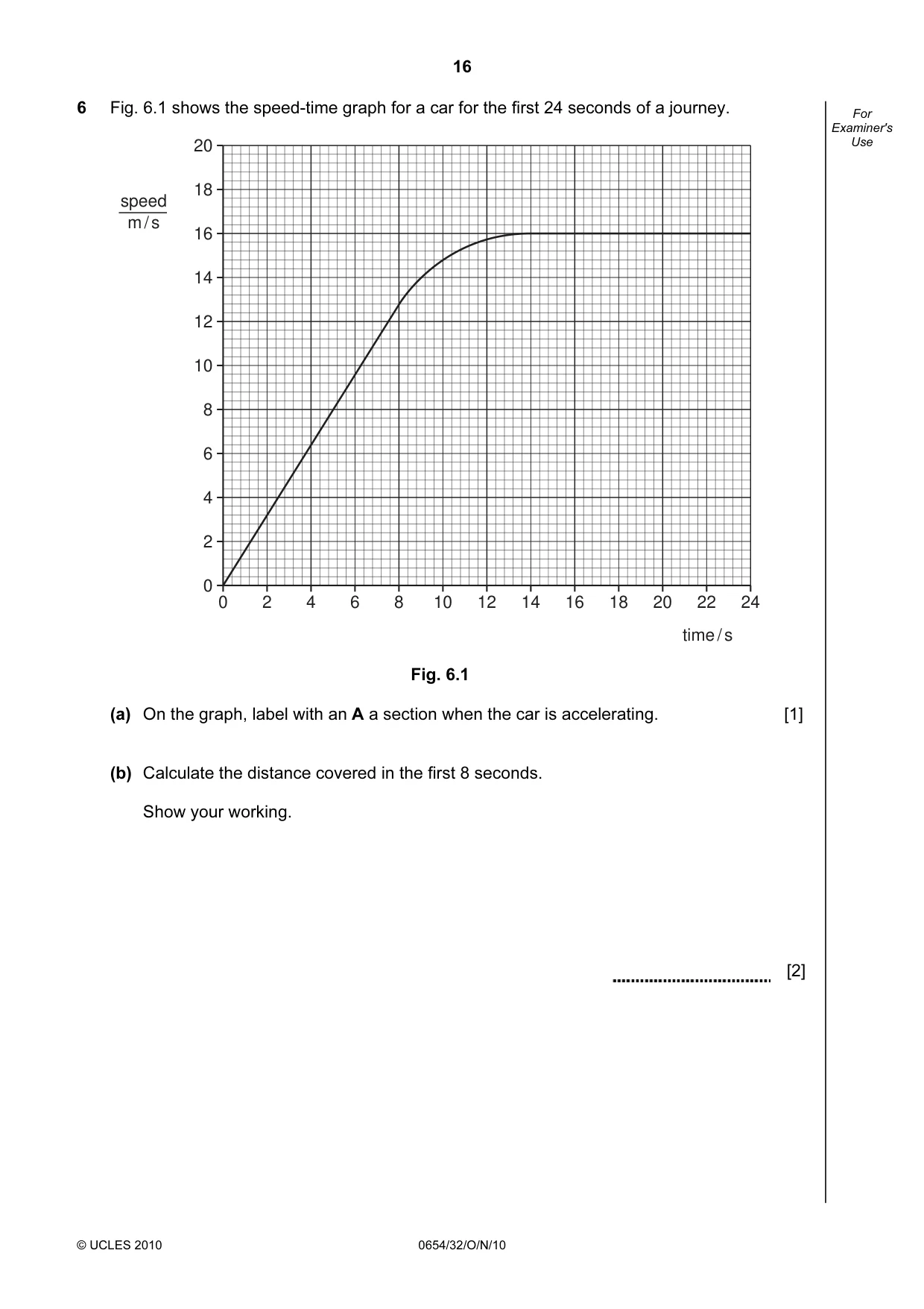 Cambridge IGCSE Sciences - Co-ordinated (Double) 0654 2010 Oct/Nov Paper 3 · Variant 2 question paper, page 16 of 28