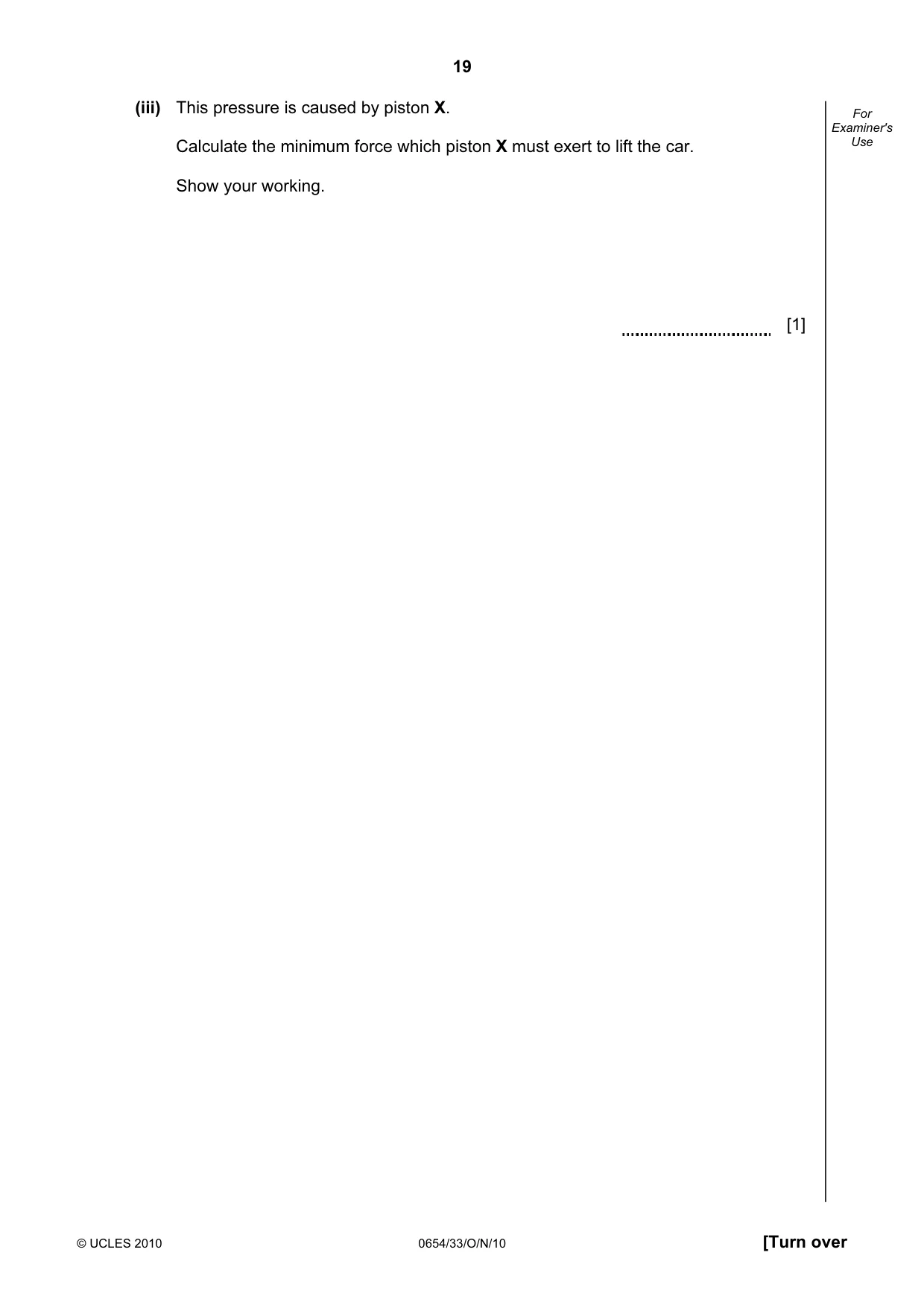 Cambridge IGCSE Sciences - Co-ordinated (Double) 0654 2010 Oct/Nov Paper 3 · Variant 3 question paper, page 19 of 28