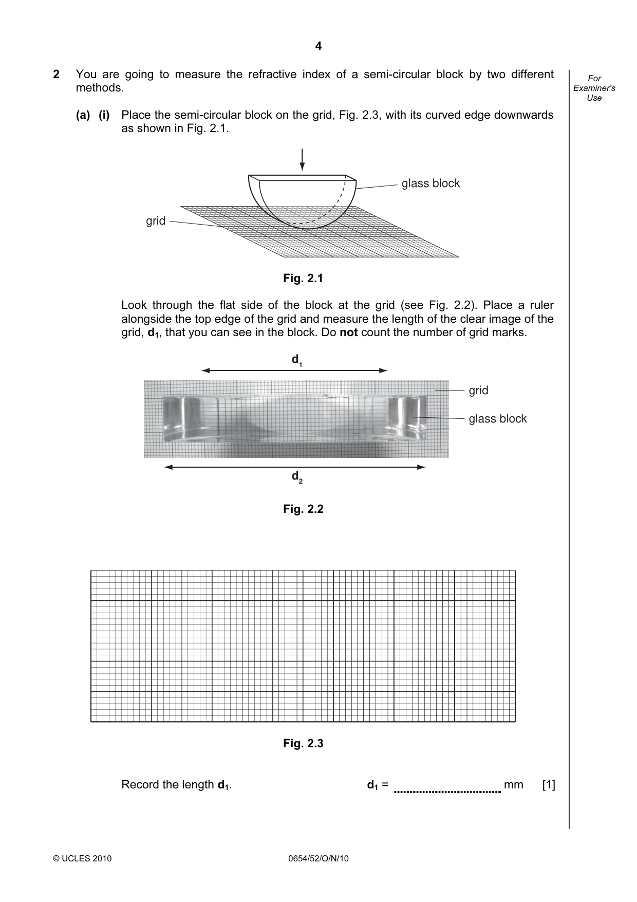 Cambridge IGCSE Sciences - Co-ordinated (Double) 0654 2010 Oct/Nov Paper 5 · Variant 2 question paper, page 4 of 12