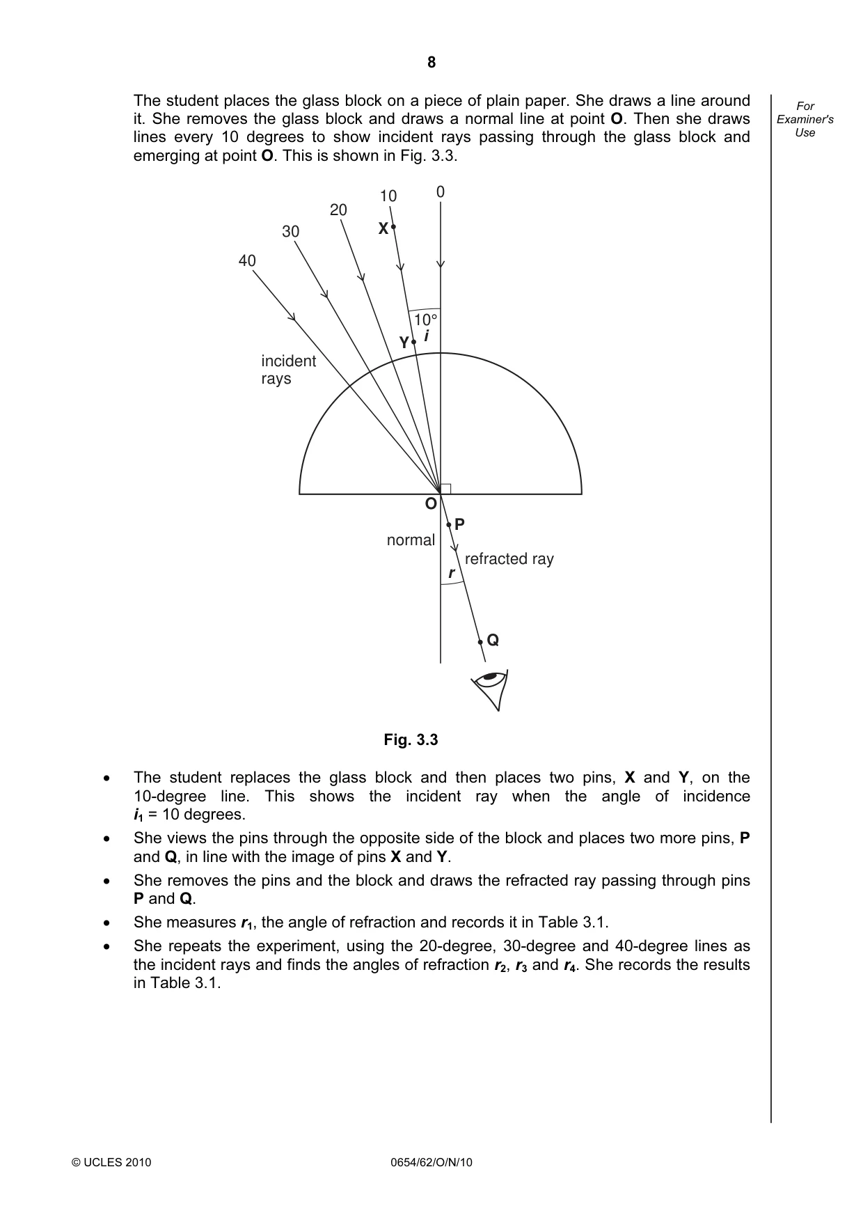 Cambridge IGCSE Sciences - Co-ordinated (Double) 0654 2010 Oct/Nov Paper 6 · Variant 2 question paper, page 8 of 24