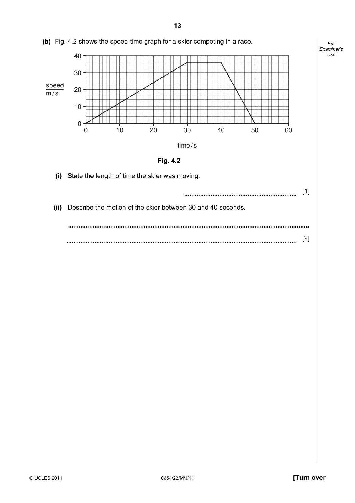 Cambridge IGCSE Sciences - Co-ordinated (Double) 0654 2011 May/June Paper 2 · Variant 2 question paper, page 13 of 28