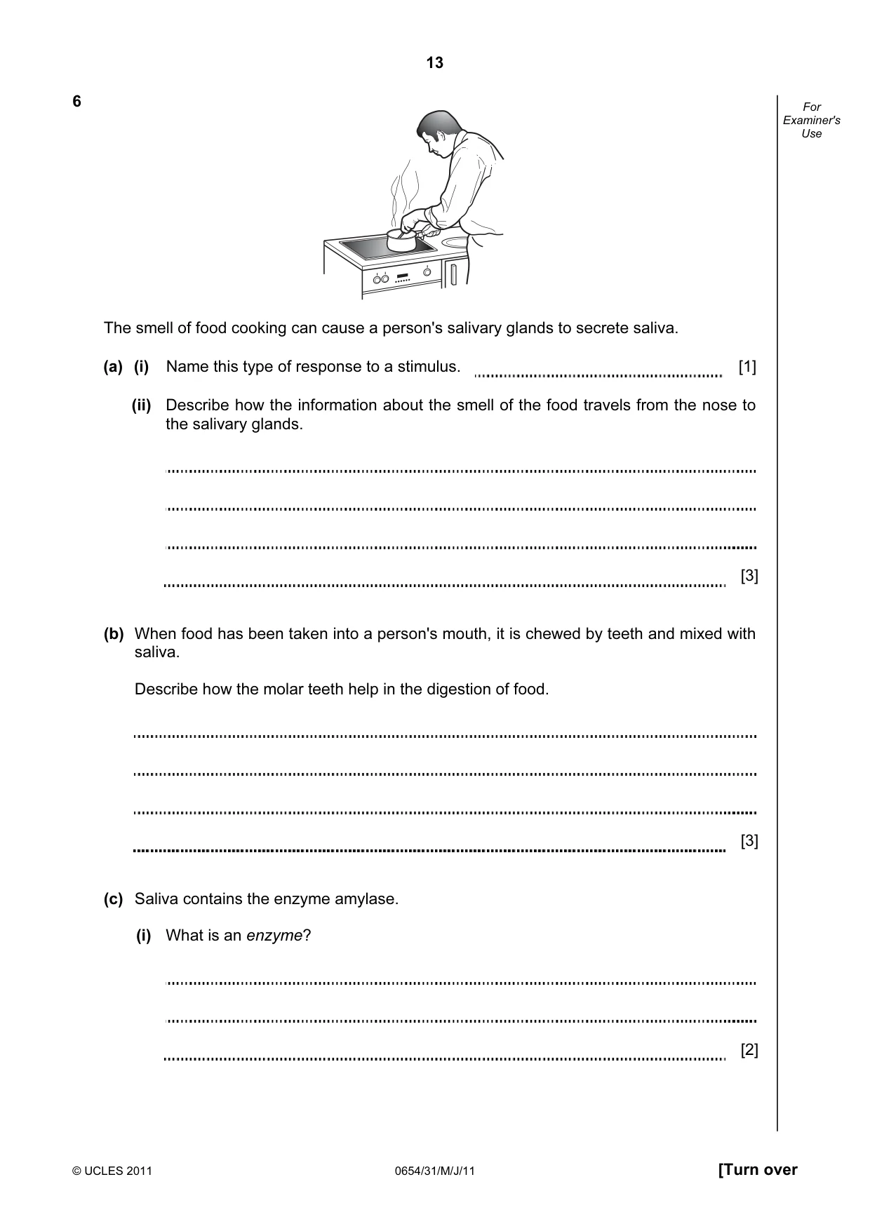 Cambridge IGCSE Sciences - Co-ordinated (Double) 0654 2011 May/June Paper 3 · Variant 1 question paper, page 13 of 24