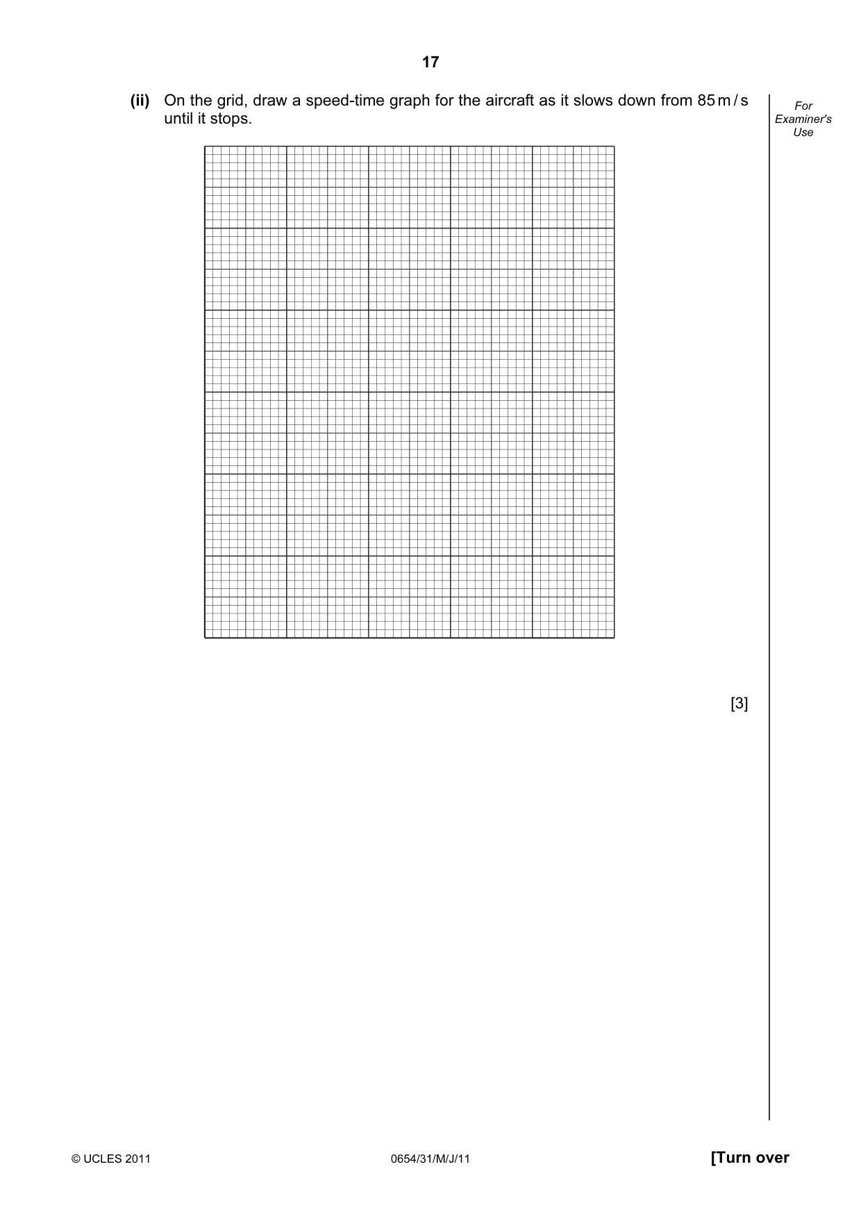 Cambridge IGCSE Sciences - Co-ordinated (Double) 0654 2011 May/June Paper 3 · Variant 1 question paper, page 17 of 24