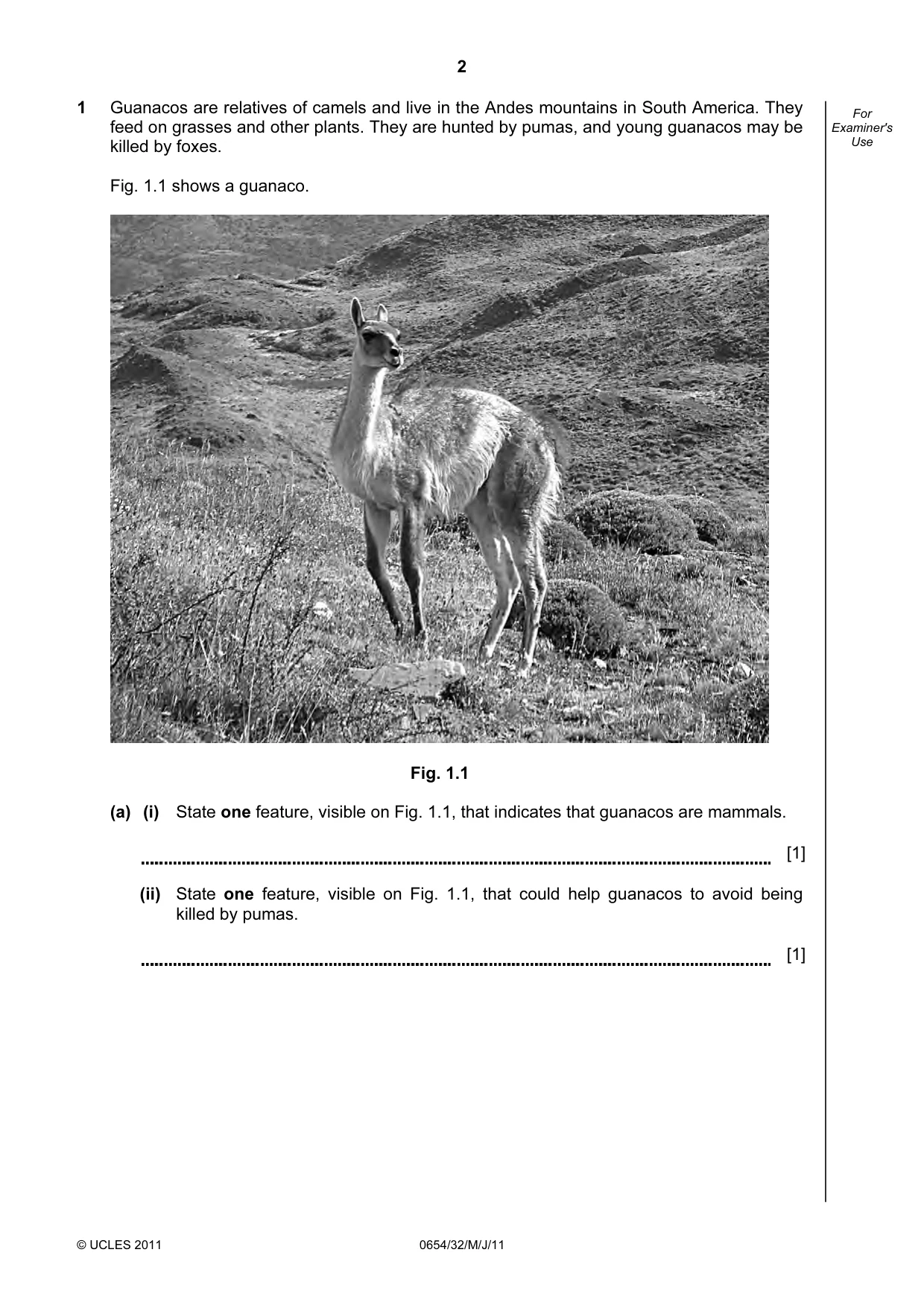 Cambridge IGCSE Sciences - Co-ordinated (Double) 0654 2011 May/June Paper 3 · Variant 2 question paper, page 2 of 28