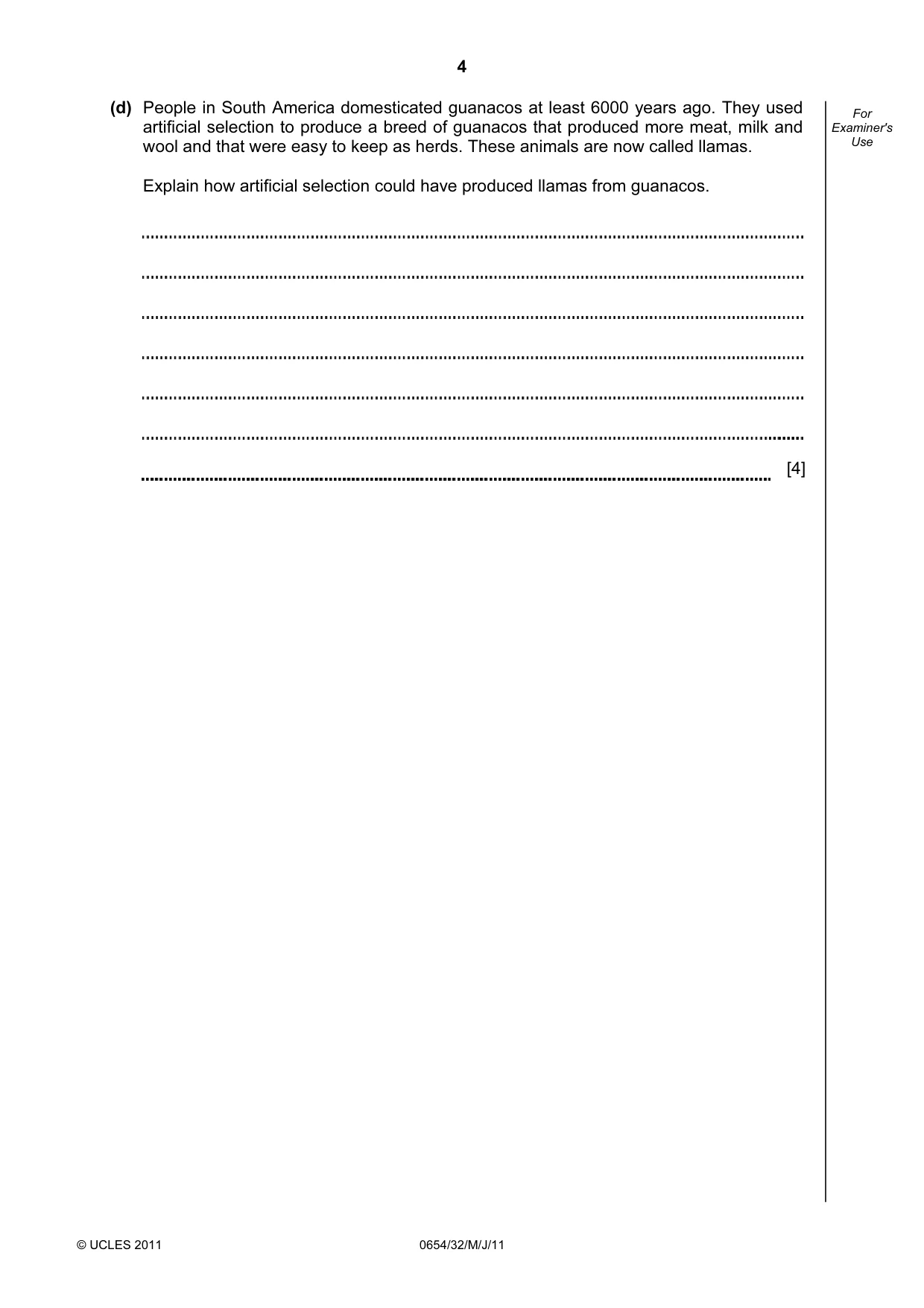 Cambridge IGCSE Sciences - Co-ordinated (Double) 0654 2011 May/June Paper 3 · Variant 2 question paper, page 4 of 28