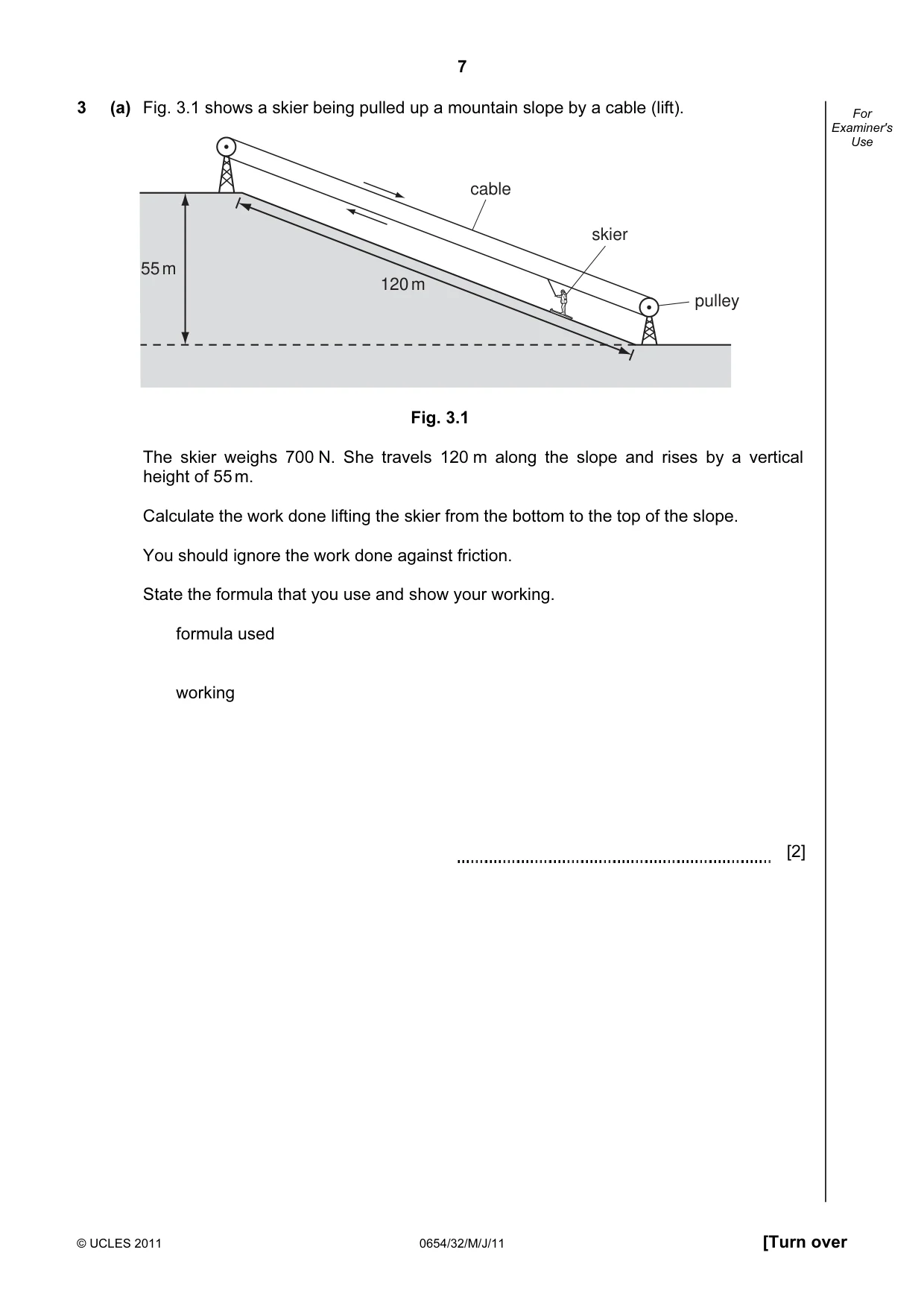Cambridge IGCSE Sciences - Co-ordinated (Double) 0654 2011 May/June Paper 3 · Variant 2 question paper, page 7 of 28