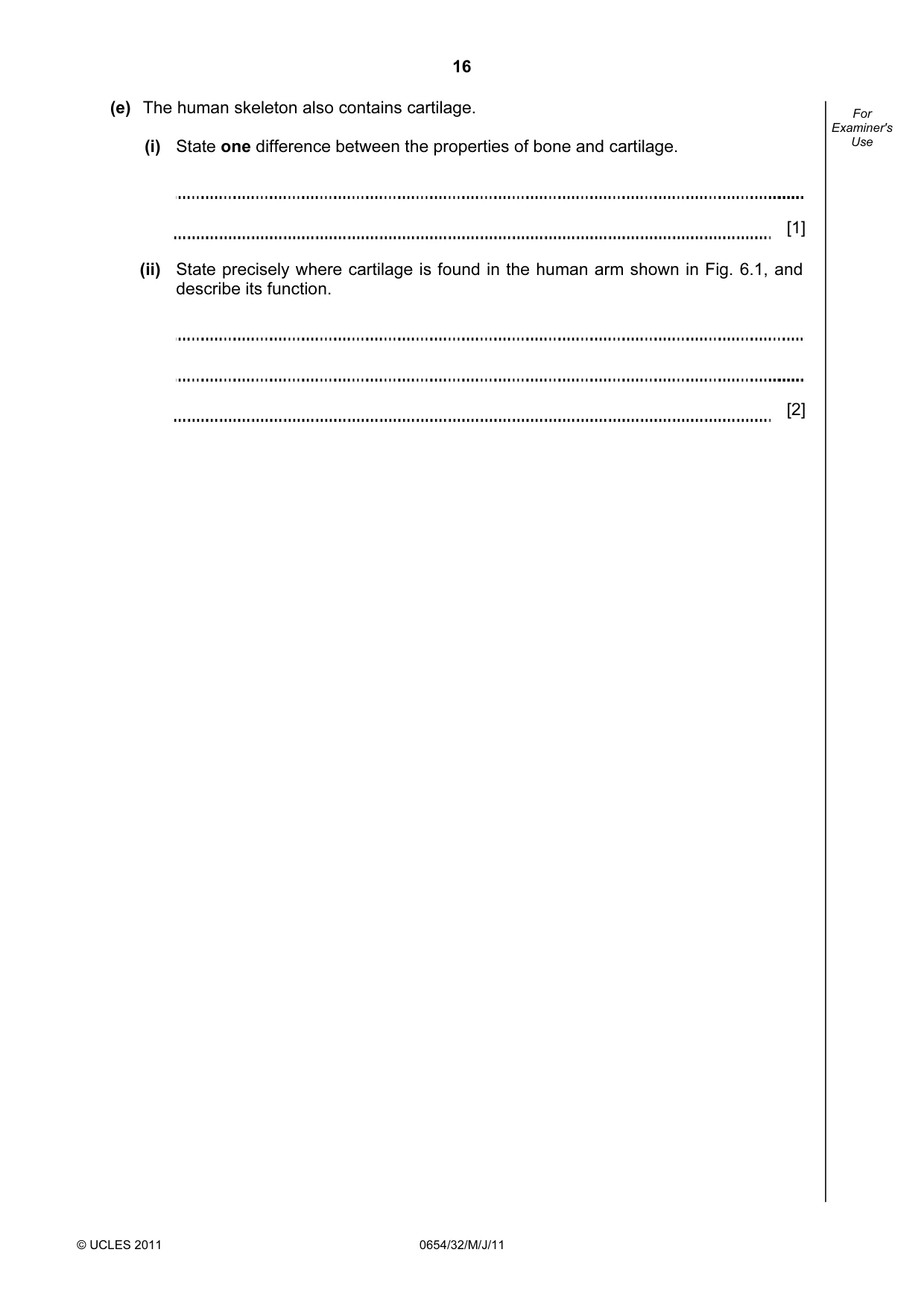 Cambridge IGCSE Sciences - Co-ordinated (Double) 0654 2011 May/June Paper 3 · Variant 2 question paper, page 16 of 28