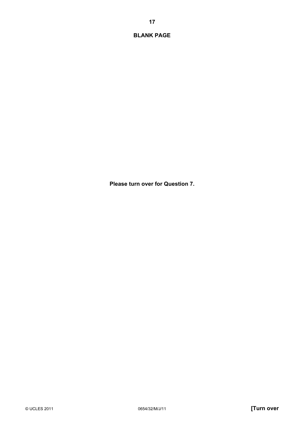 Cambridge IGCSE Sciences - Co-ordinated (Double) 0654 2011 May/June Paper 3 · Variant 2 question paper, page 17 of 28