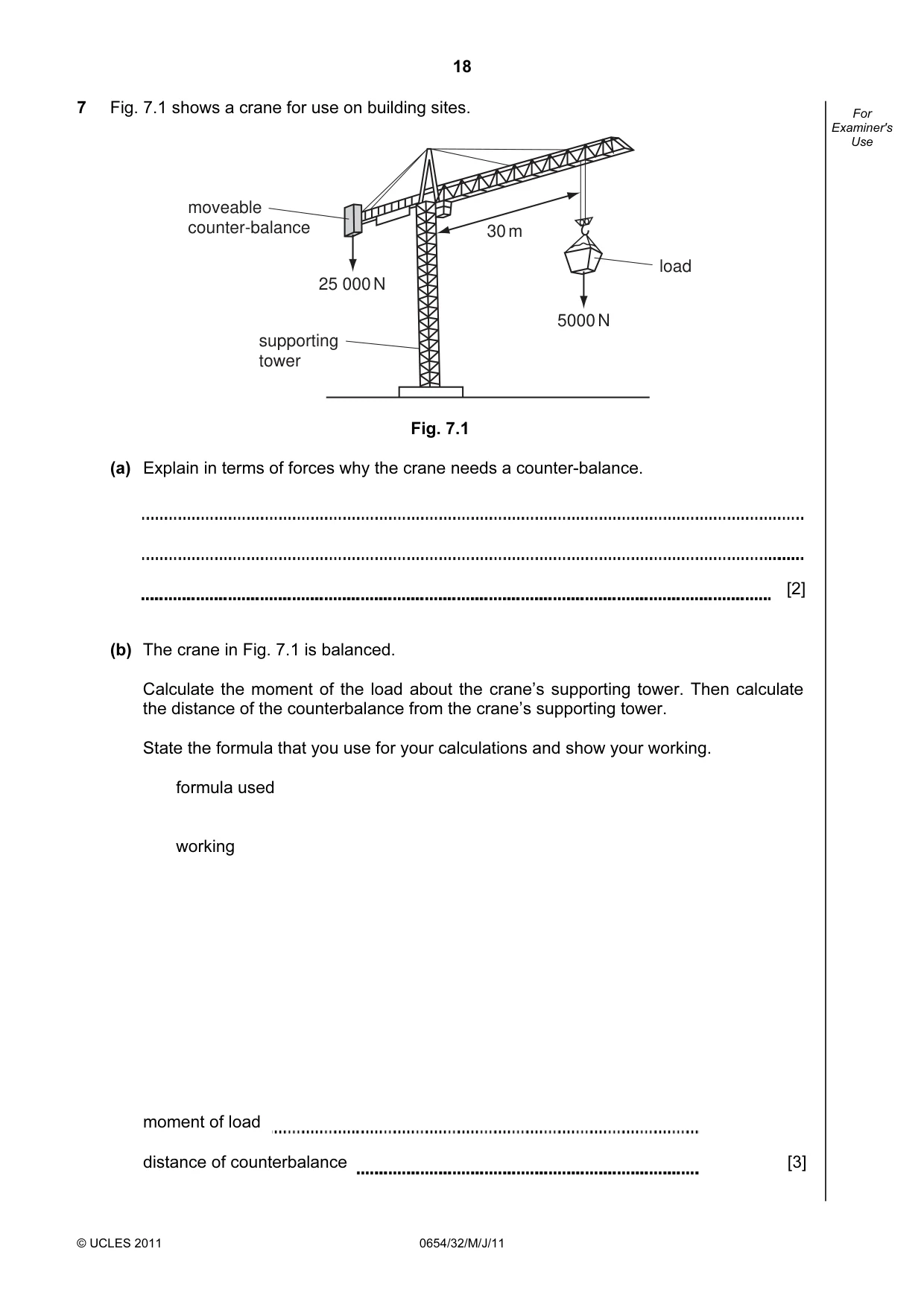 Cambridge IGCSE Sciences - Co-ordinated (Double) 0654 2011 May/June Paper 3 · Variant 2 question paper, page 18 of 28