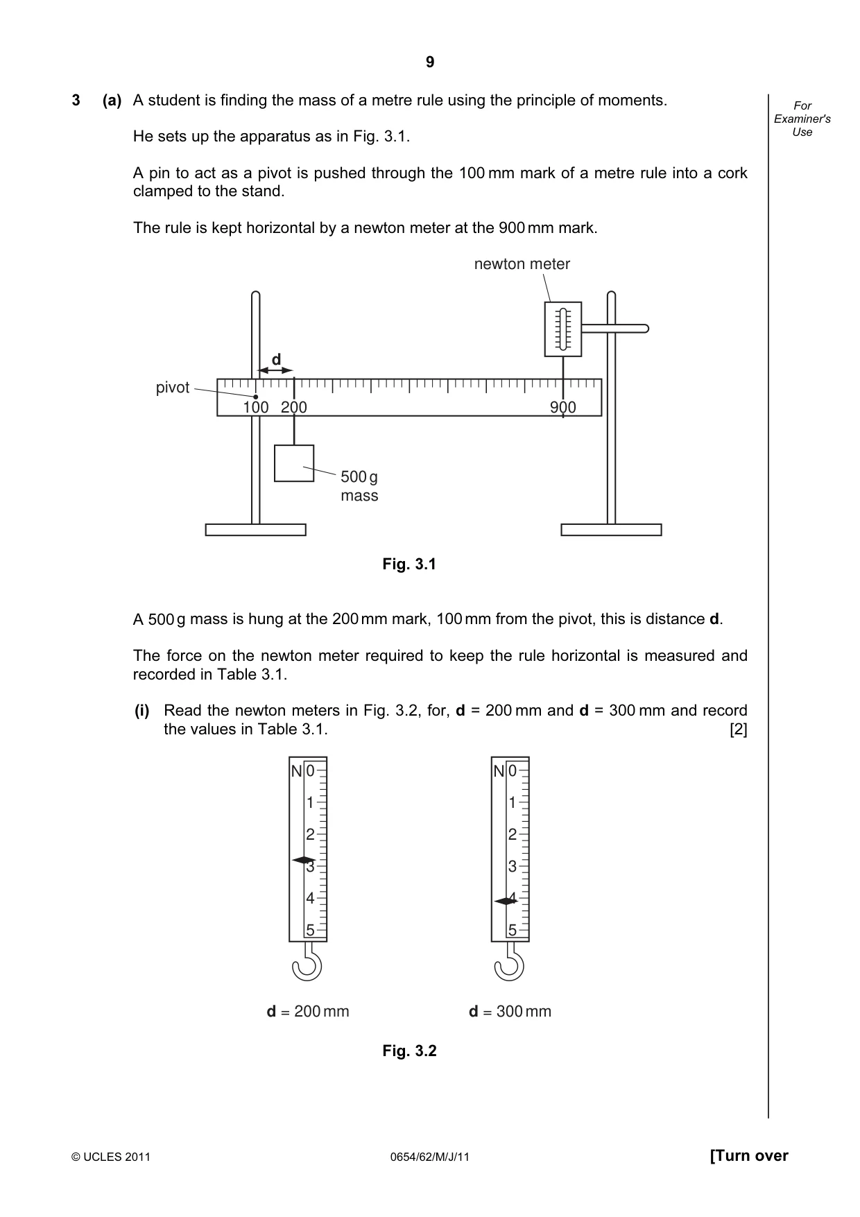 Cambridge IGCSE Sciences - Co-ordinated (Double) 0654 2011 May/June Paper 6 · Variant 2 question paper, page 9 of 20