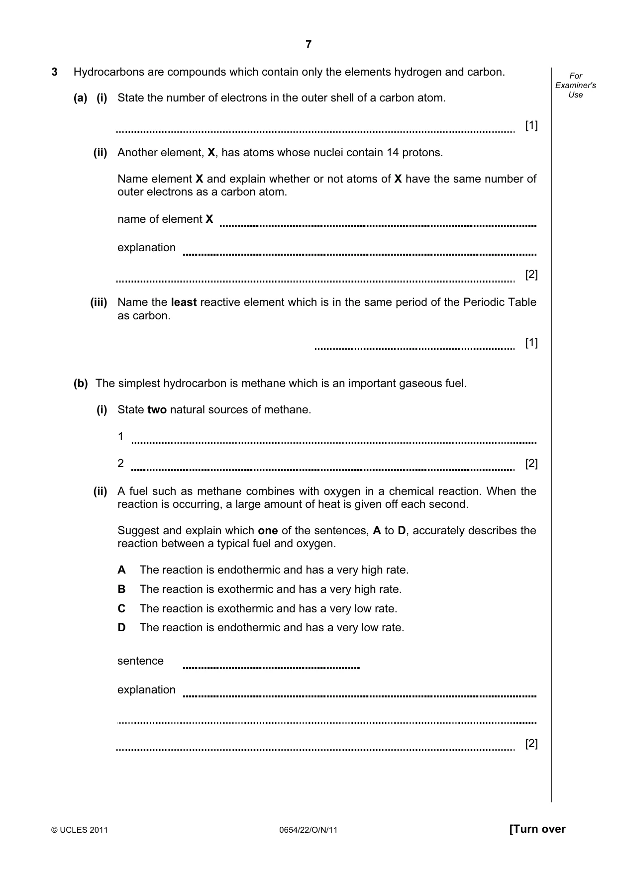 Cambridge IGCSE Sciences - Co-ordinated (Double) 0654 2011 Oct/Nov Paper 2 · Variant 2 question paper, page 7 of 24