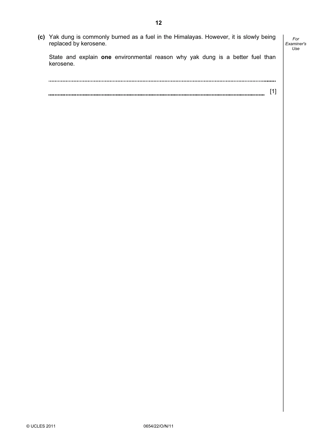 Cambridge IGCSE Sciences - Co-ordinated (Double) 0654 2011 Oct/Nov Paper 2 · Variant 2 question paper, page 12 of 24