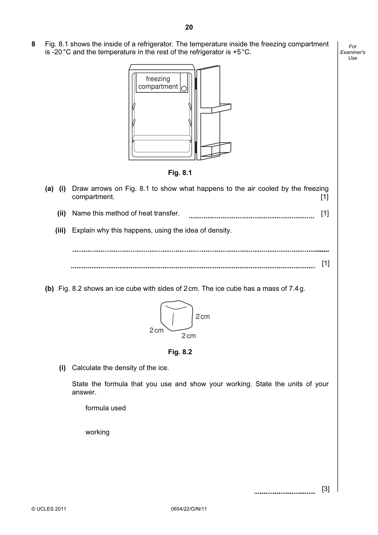 Cambridge IGCSE Sciences - Co-ordinated (Double) 0654 2011 Oct/Nov Paper 2 · Variant 2 question paper, page 20 of 24
