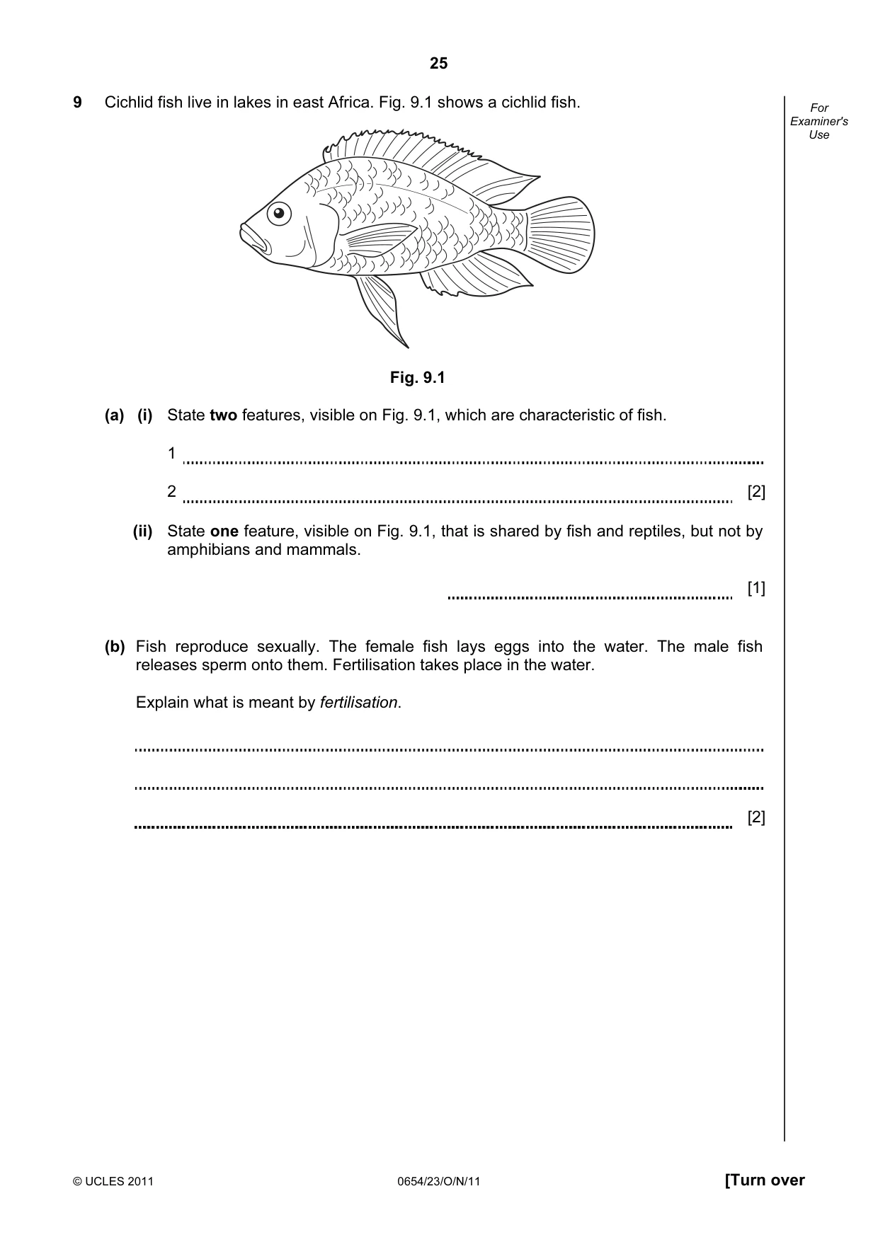 Cambridge IGCSE Sciences - Co-ordinated (Double) 0654 2011 Oct/Nov Paper 2 · Variant 3 question paper, page 25 of 28