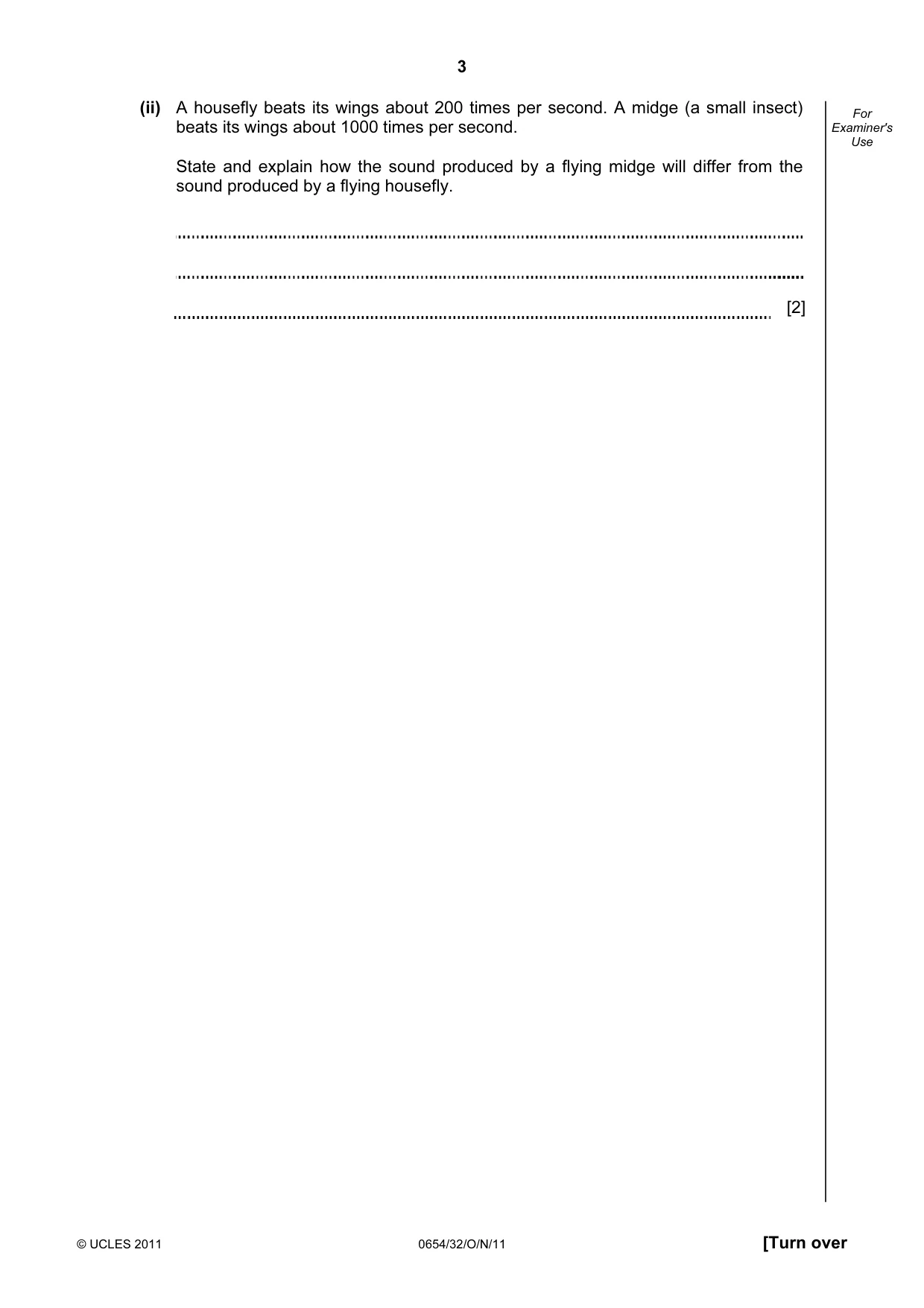 Cambridge IGCSE Sciences - Co-ordinated (Double) 0654 2011 Oct/Nov Paper 3 · Variant 2 question paper, page 3 of 24