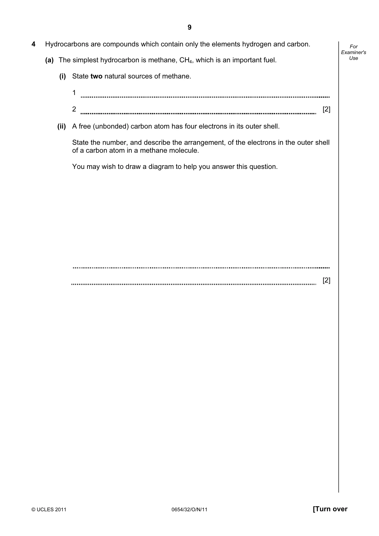 Cambridge IGCSE Sciences - Co-ordinated (Double) 0654 2011 Oct/Nov Paper 3 · Variant 2 question paper, page 9 of 24