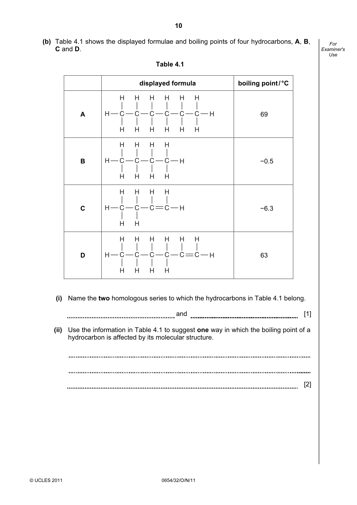 Cambridge IGCSE Sciences - Co-ordinated (Double) 0654 2011 Oct/Nov Paper 3 · Variant 2 question paper, page 10 of 24