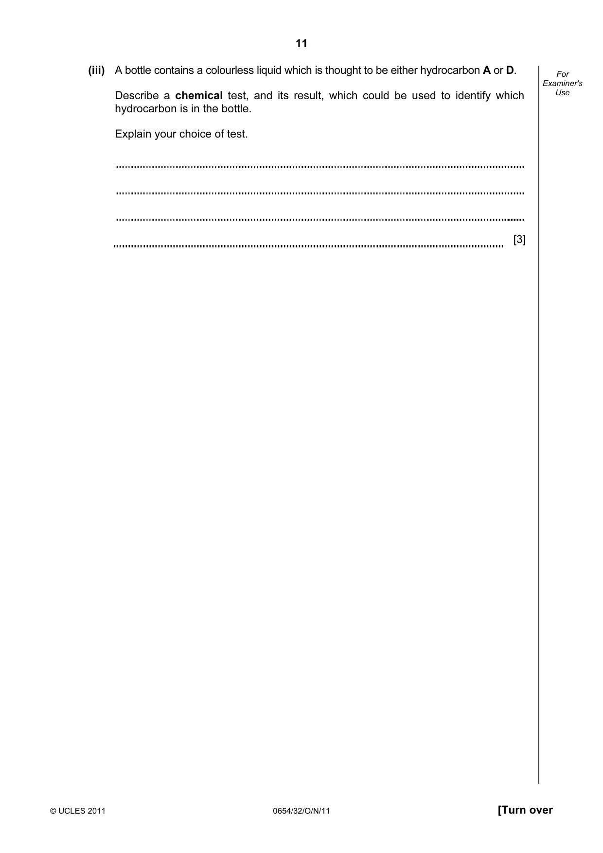 Cambridge IGCSE Sciences - Co-ordinated (Double) 0654 2011 Oct/Nov Paper 3 · Variant 2 question paper, page 11 of 24