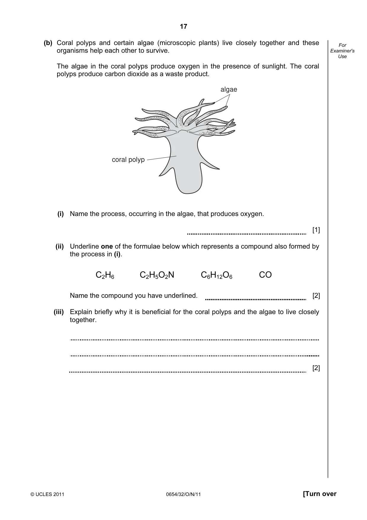 Cambridge IGCSE Sciences - Co-ordinated (Double) 0654 2011 Oct/Nov Paper 3 · Variant 2 question paper, page 17 of 24