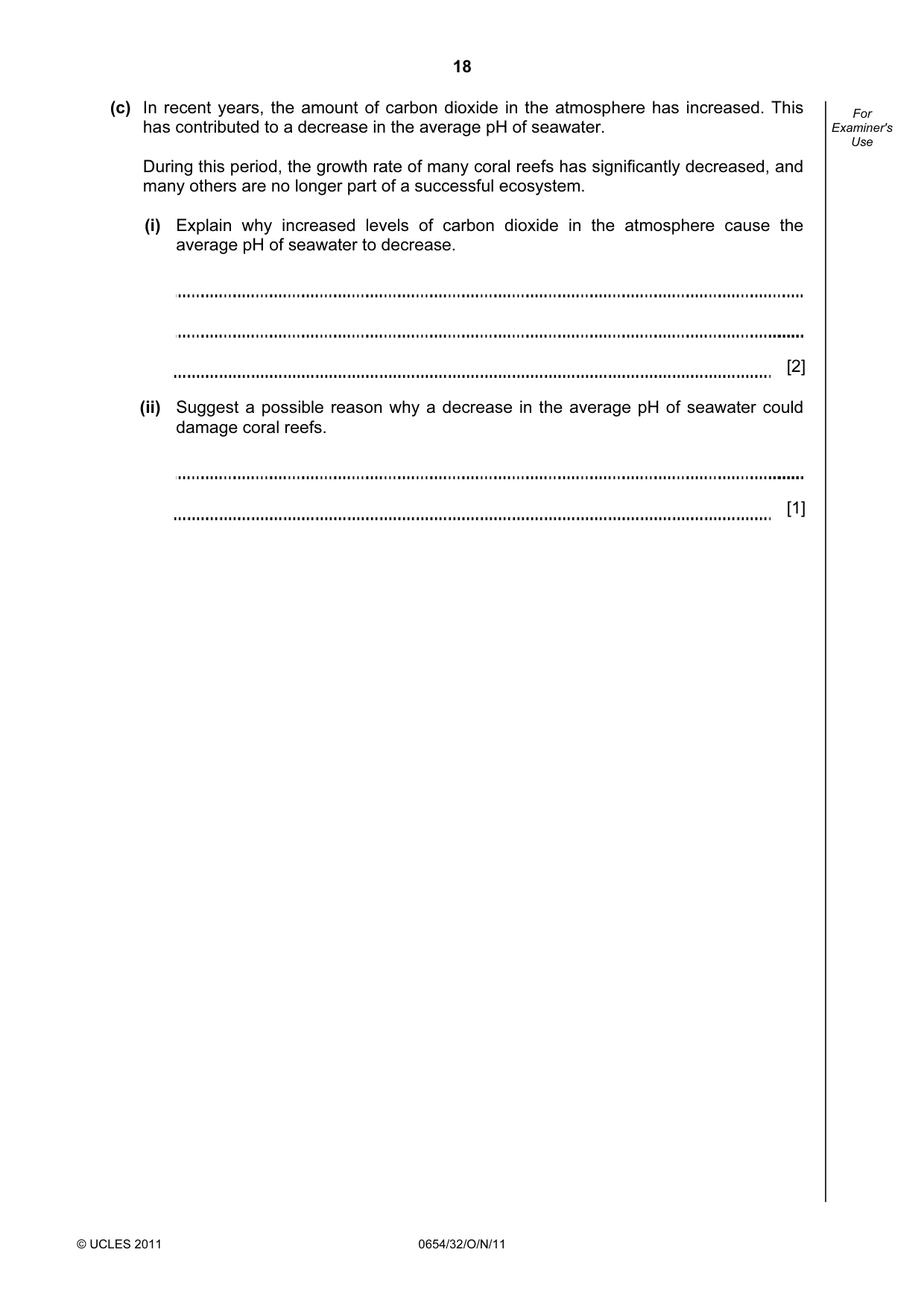 Cambridge IGCSE Sciences - Co-ordinated (Double) 0654 2011 Oct/Nov Paper 3 · Variant 2 question paper, page 18 of 24