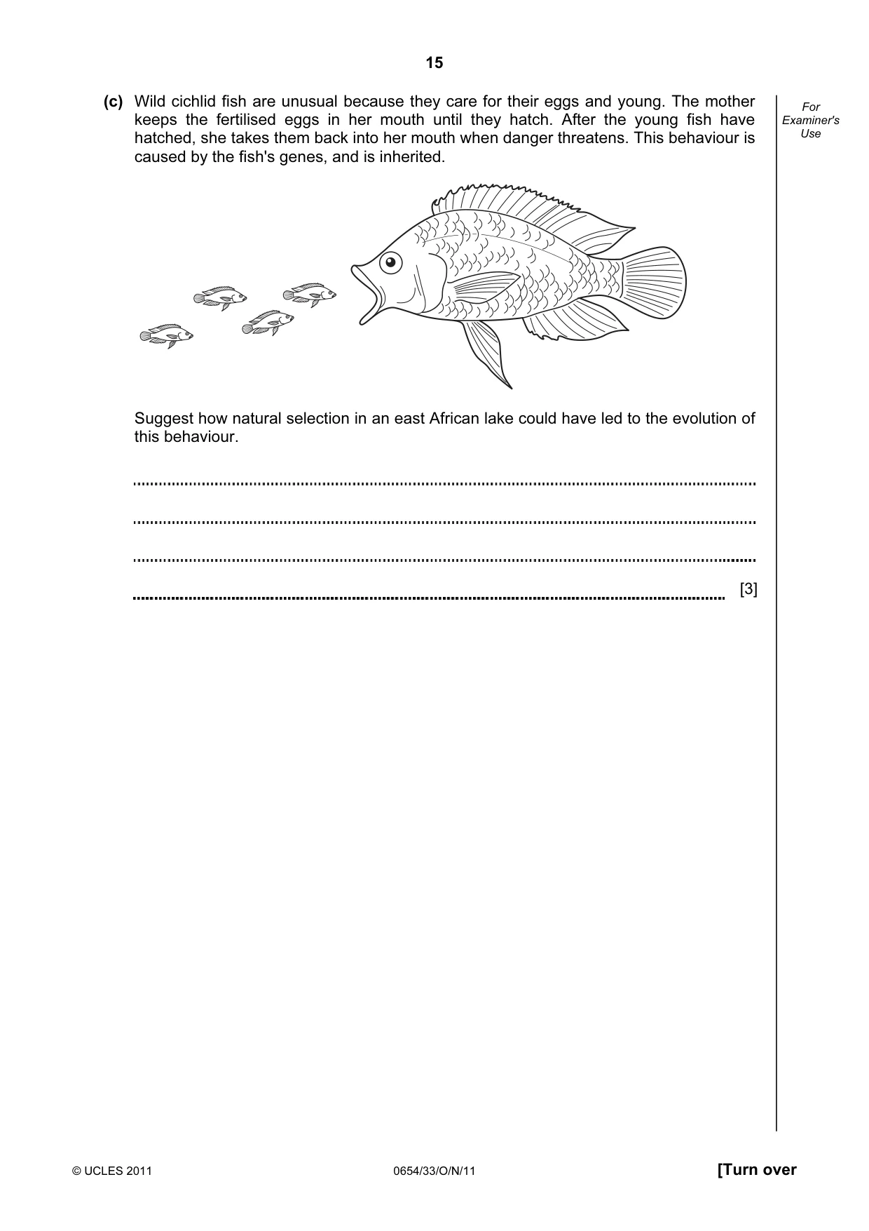 Cambridge IGCSE Sciences - Co-ordinated (Double) 0654 2011 Oct/Nov Paper 3 · Variant 3 question paper, page 15 of 28
