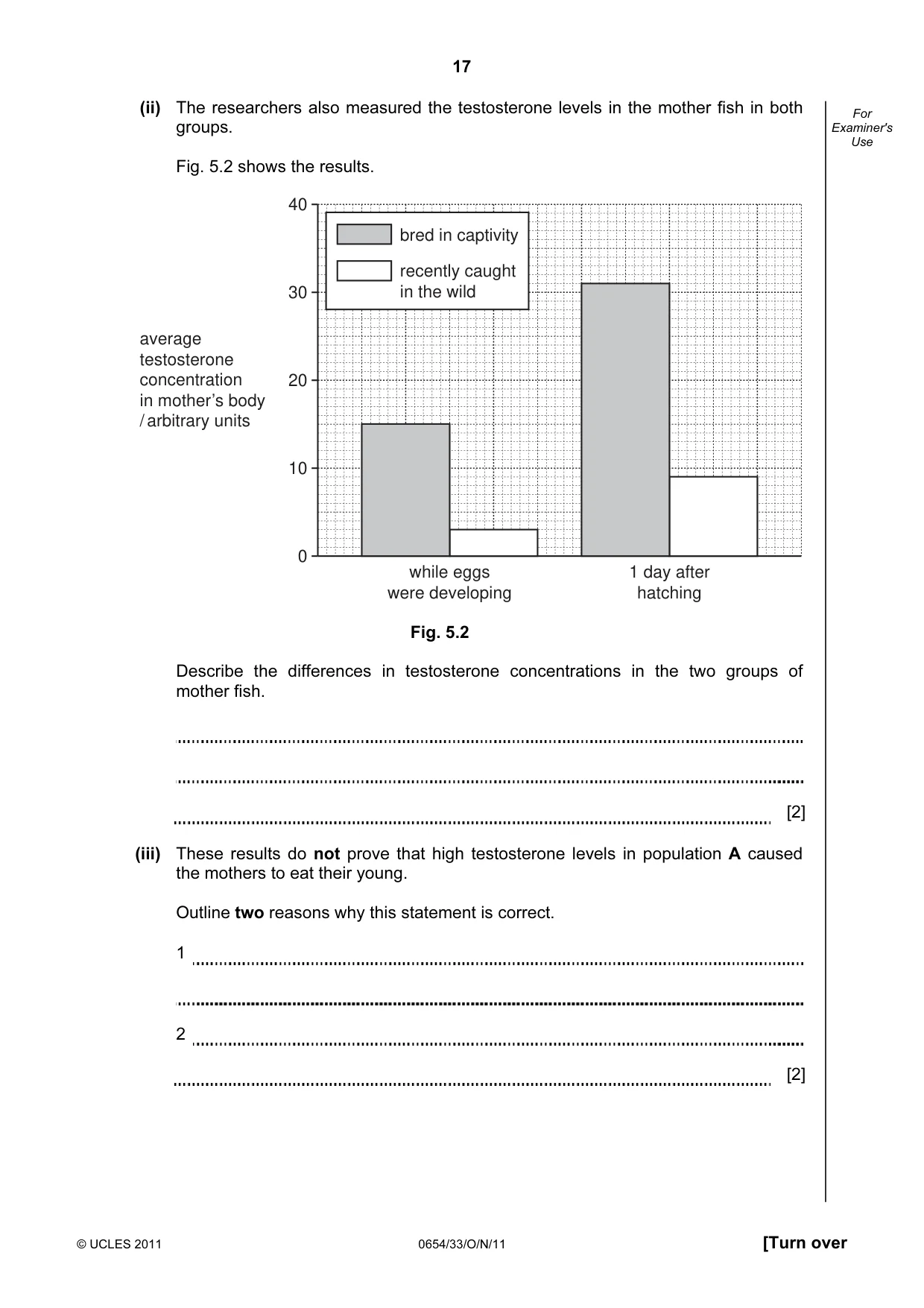 Cambridge IGCSE Sciences - Co-ordinated (Double) 0654 2011 Oct/Nov Paper 3 · Variant 3 question paper, page 17 of 28