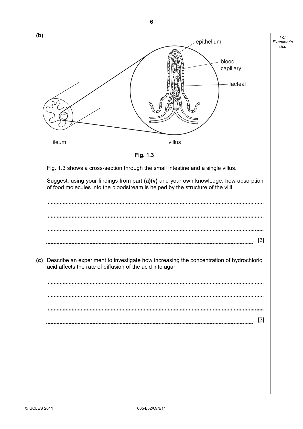 Cambridge IGCSE Sciences - Co-ordinated (Double) 0654 2011 Oct/Nov Paper 5 · Variant 2 question paper, page 6 of 16