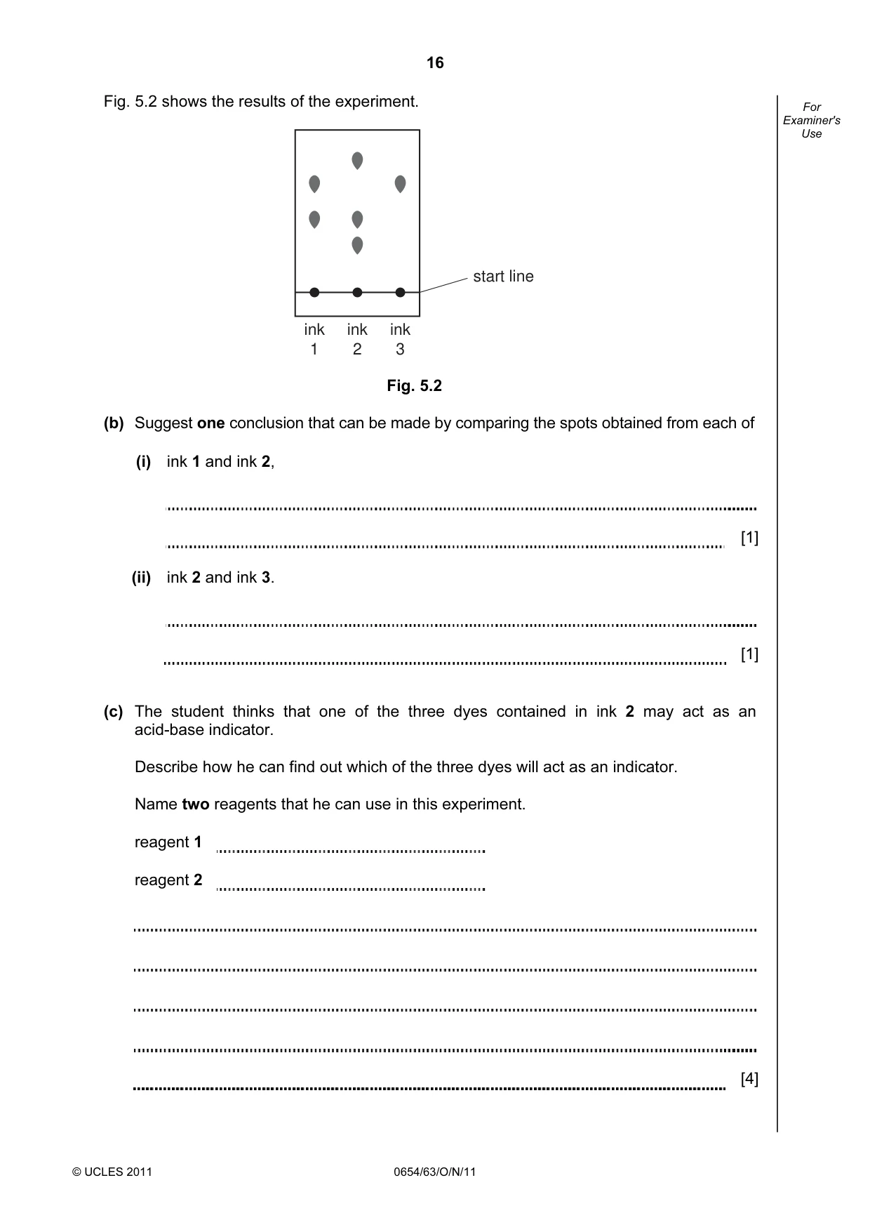 Cambridge IGCSE Sciences - Co-ordinated (Double) 0654 2011 Oct/Nov Paper 6 · Variant 3 question paper, page 16 of 20