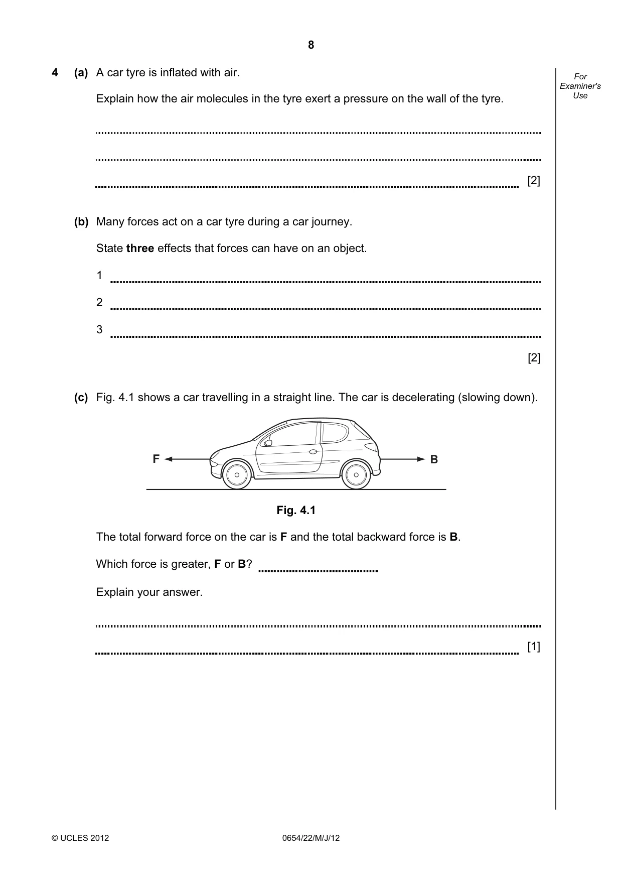 Cambridge IGCSE Sciences - Co-ordinated (Double) 0654 2012 May/June Paper 2 · Variant 2 question paper, page 8 of 28