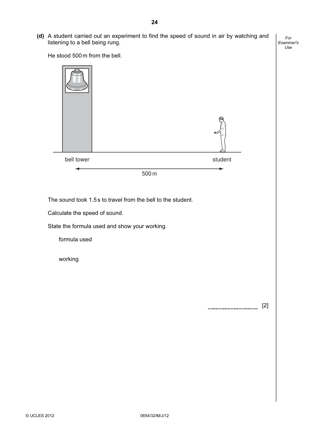 Cambridge IGCSE Sciences - Co-ordinated (Double) 0654 2012 May/June Paper 3 · Variant 2 question paper, page 24 of 28