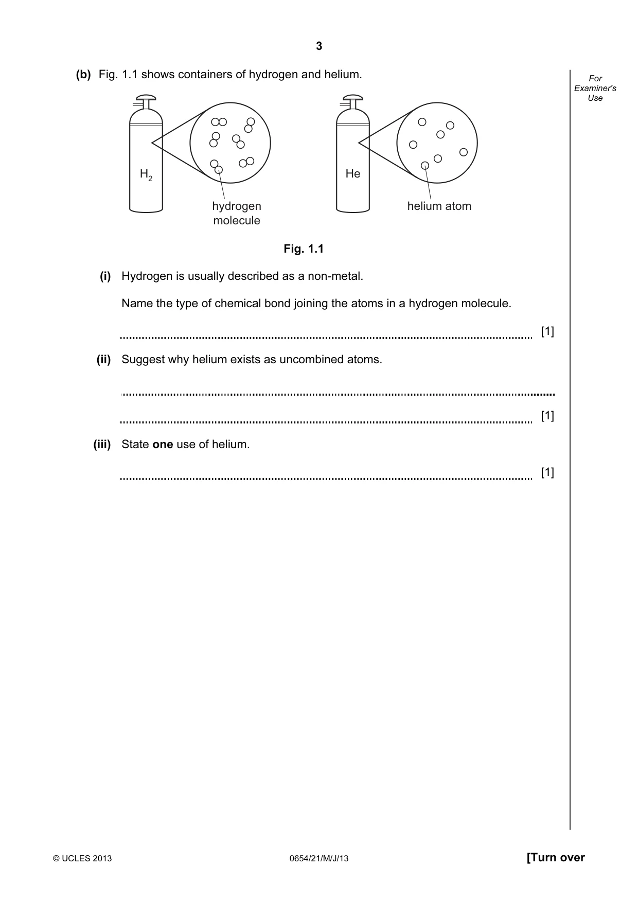 Cambridge IGCSE Sciences - Co-ordinated (Double) 0654 2013 May/June Paper 2 · Variant 1 question paper, page 3 of 32