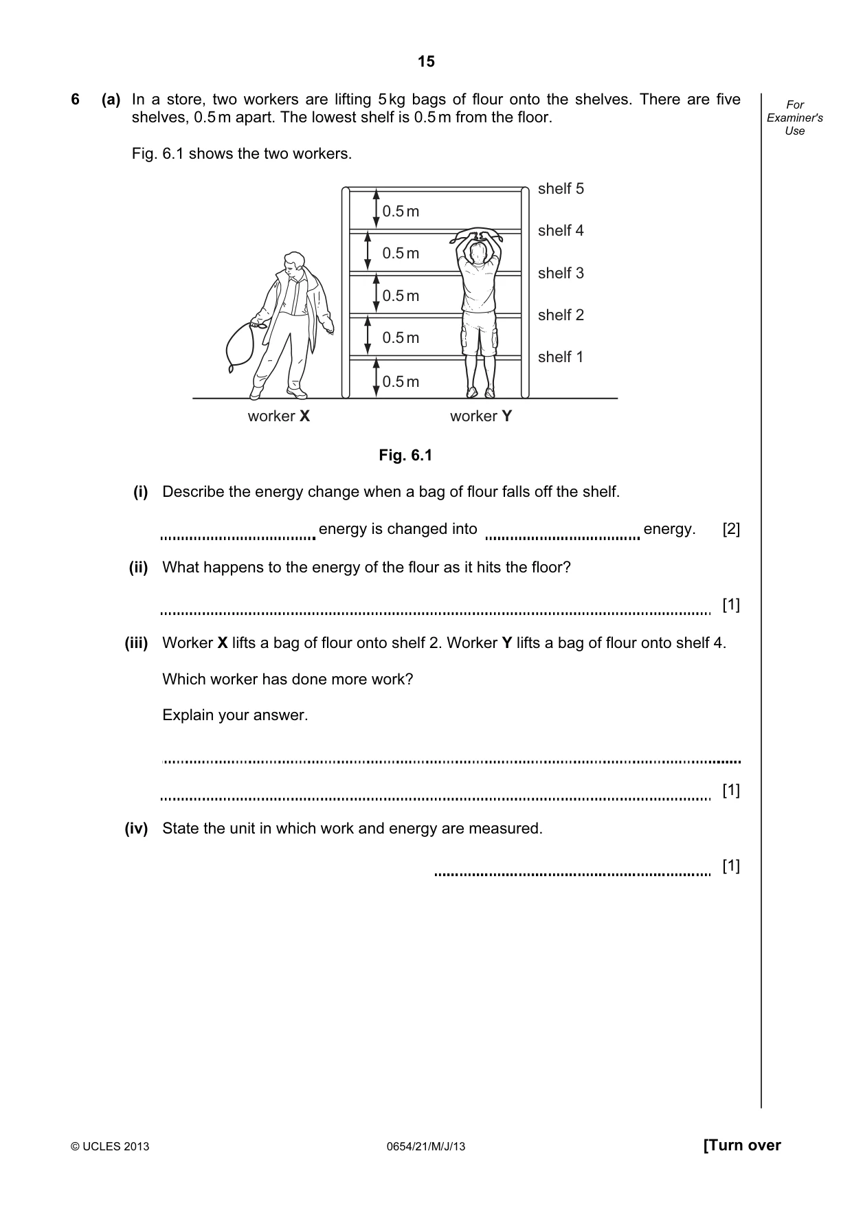 Cambridge IGCSE Sciences - Co-ordinated (Double) 0654 2013 May/June Paper 2 · Variant 1 question paper, page 15 of 32