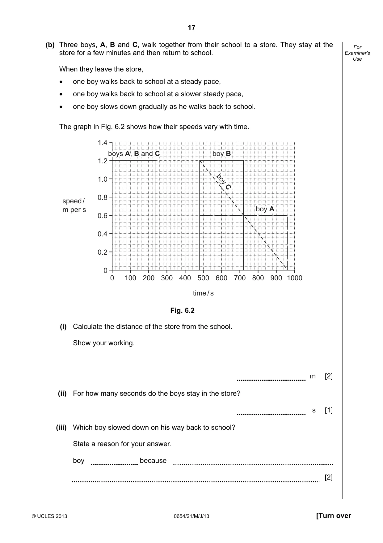 Cambridge IGCSE Sciences - Co-ordinated (Double) 0654 2013 May/June Paper 2 · Variant 1 question paper, page 17 of 32