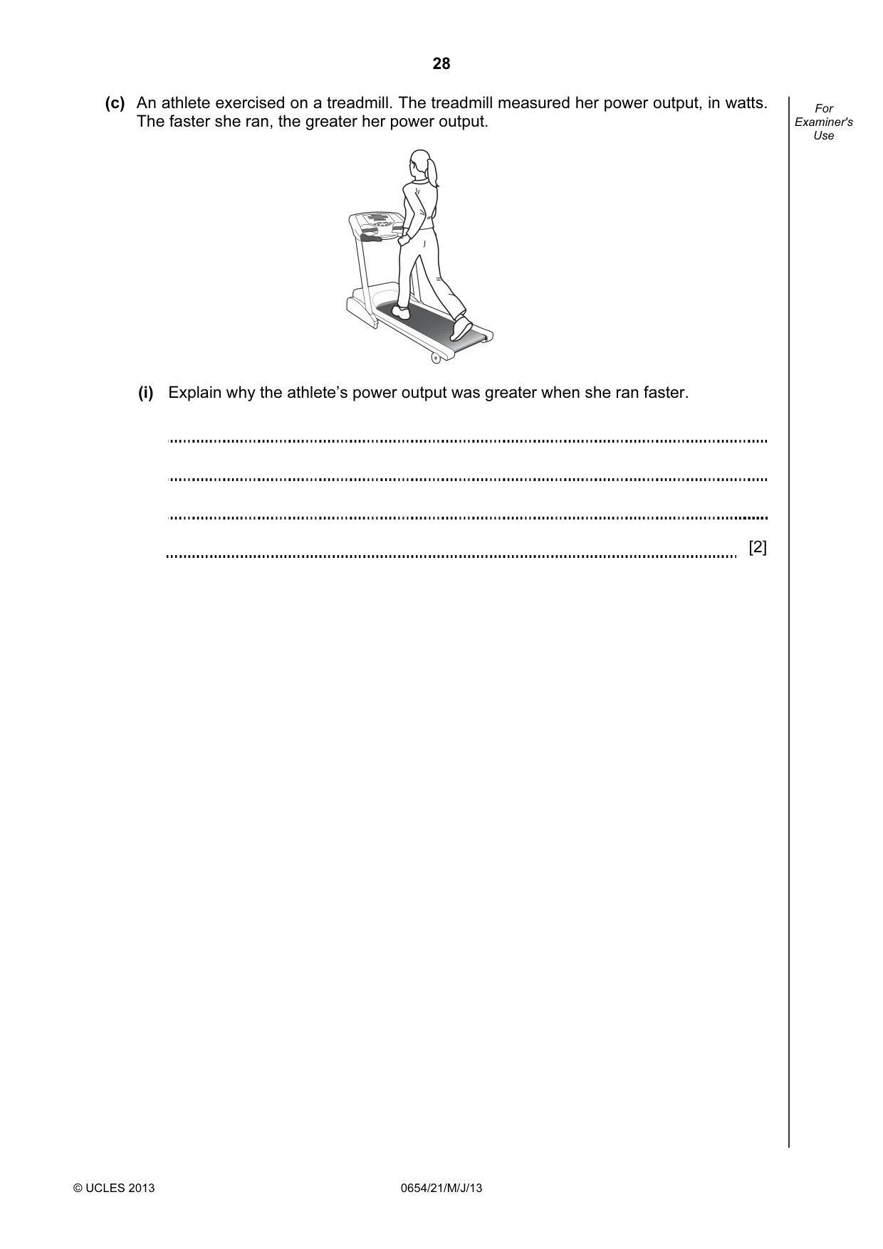 Cambridge IGCSE Sciences - Co-ordinated (Double) 0654 2013 May/June Paper 2 · Variant 1 question paper, page 28 of 32