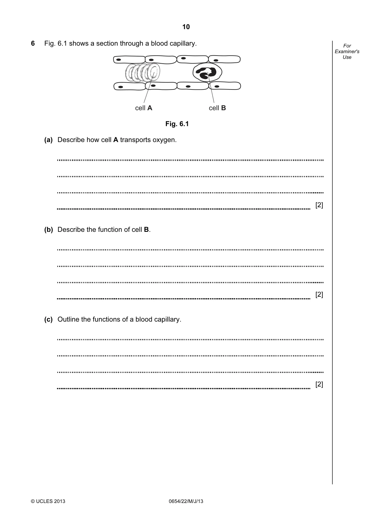 Cambridge IGCSE Sciences - Co-ordinated (Double) 0654 2013 May/June Paper 2 · Variant 2 question paper, page 10 of 28