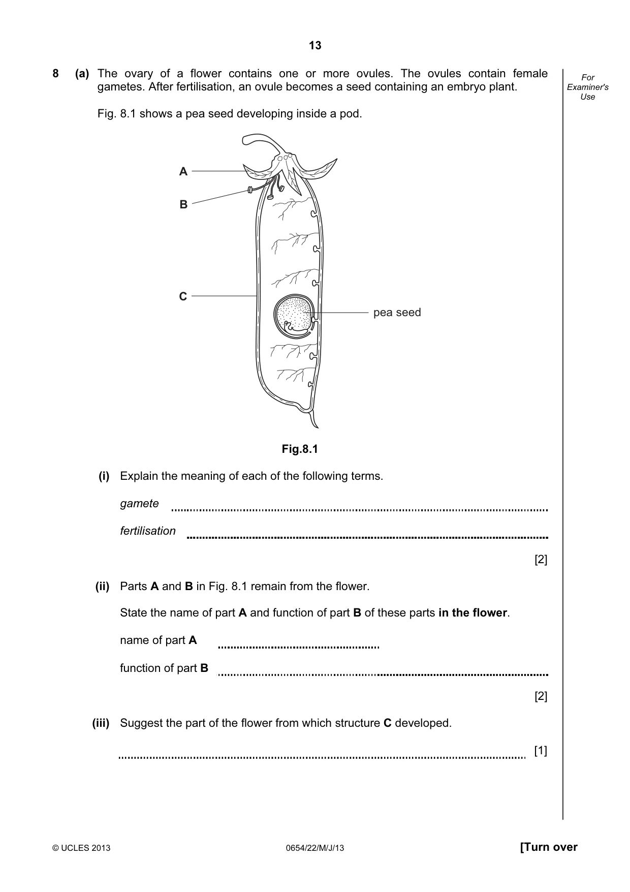 Cambridge IGCSE Sciences - Co-ordinated (Double) 0654 2013 May/June Paper 2 · Variant 2 question paper, page 13 of 28