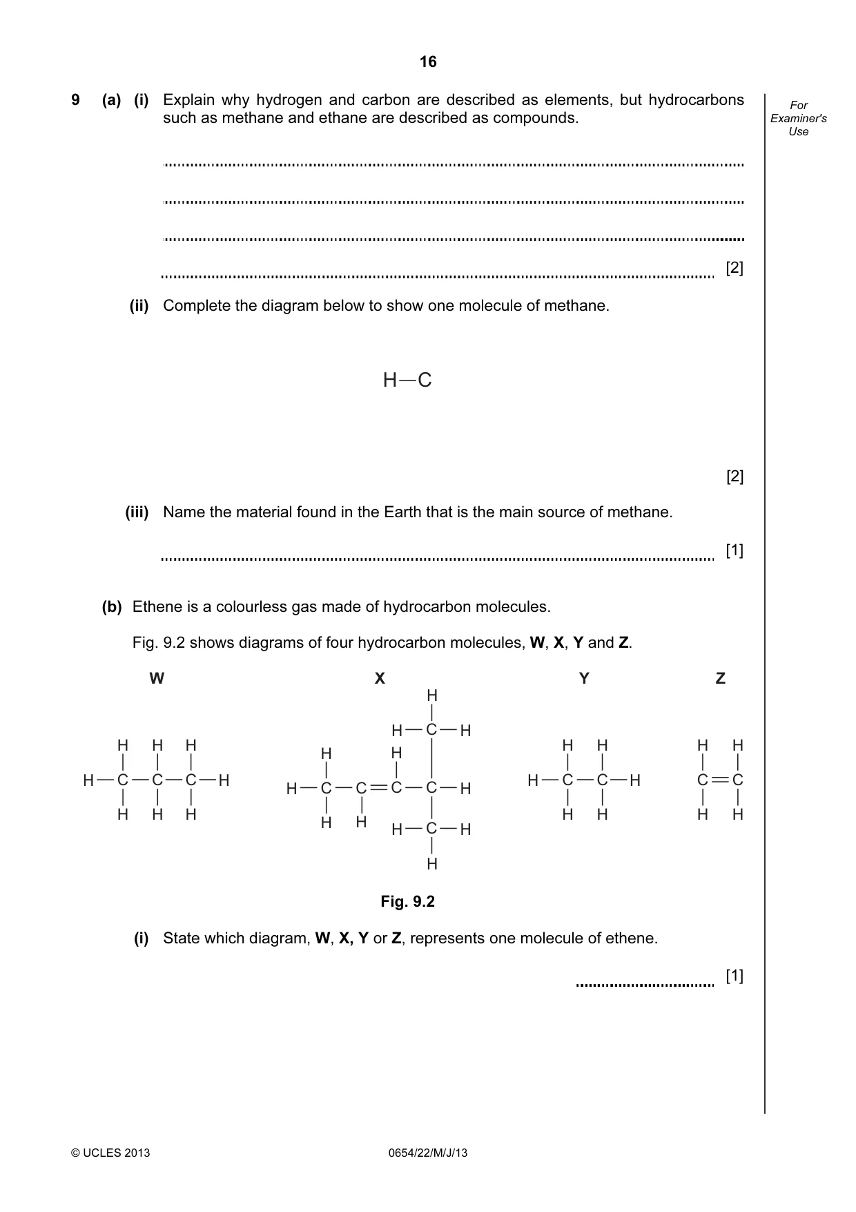 Cambridge IGCSE Sciences - Co-ordinated (Double) 0654 2013 May/June Paper 2 · Variant 2 question paper, page 16 of 28