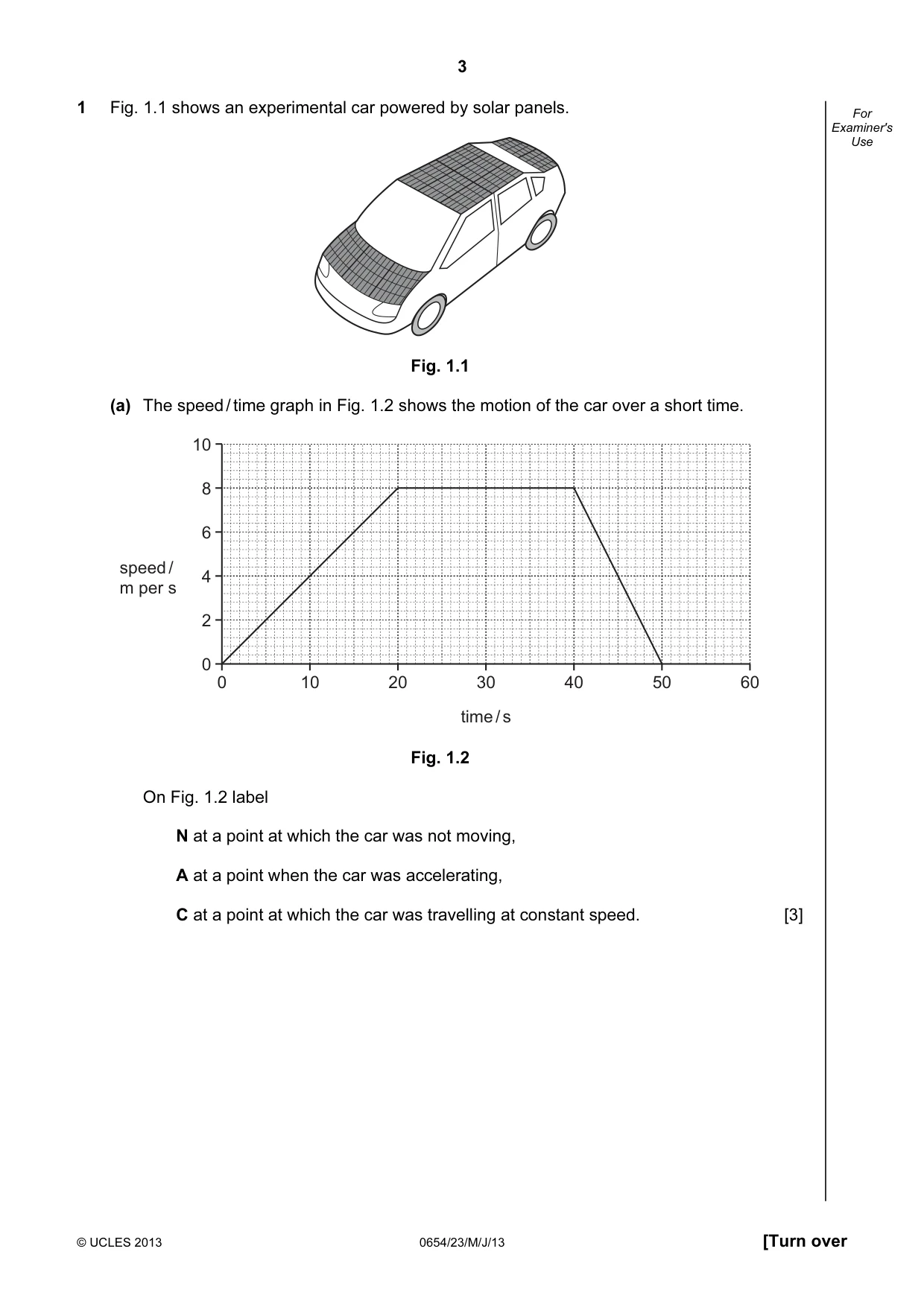 Cambridge IGCSE Sciences - Co-ordinated (Double) 0654 2013 May/June Paper 2 · Variant 3 question paper, page 3 of 28