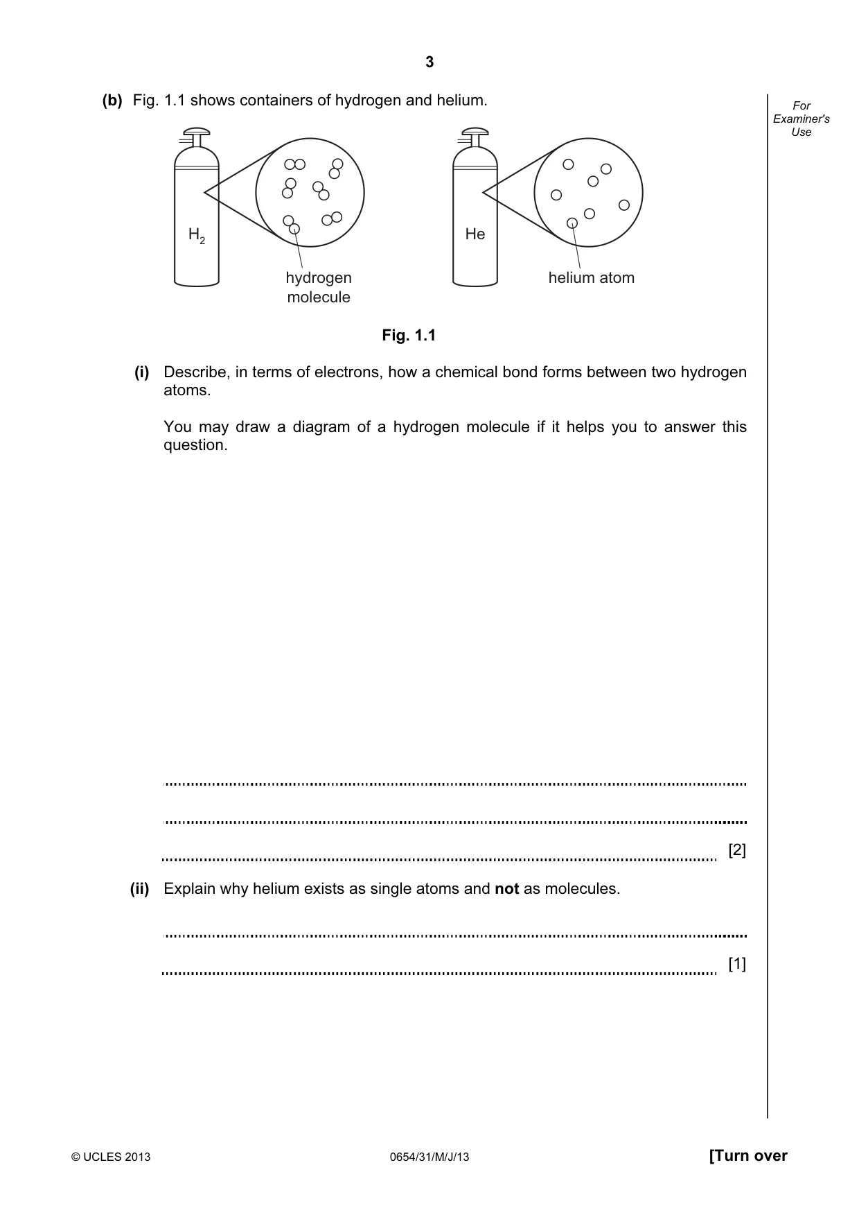 Cambridge IGCSE Sciences - Co-ordinated (Double) 0654 2013 May/June Paper 3 · Variant 1 question paper, page 3 of 36