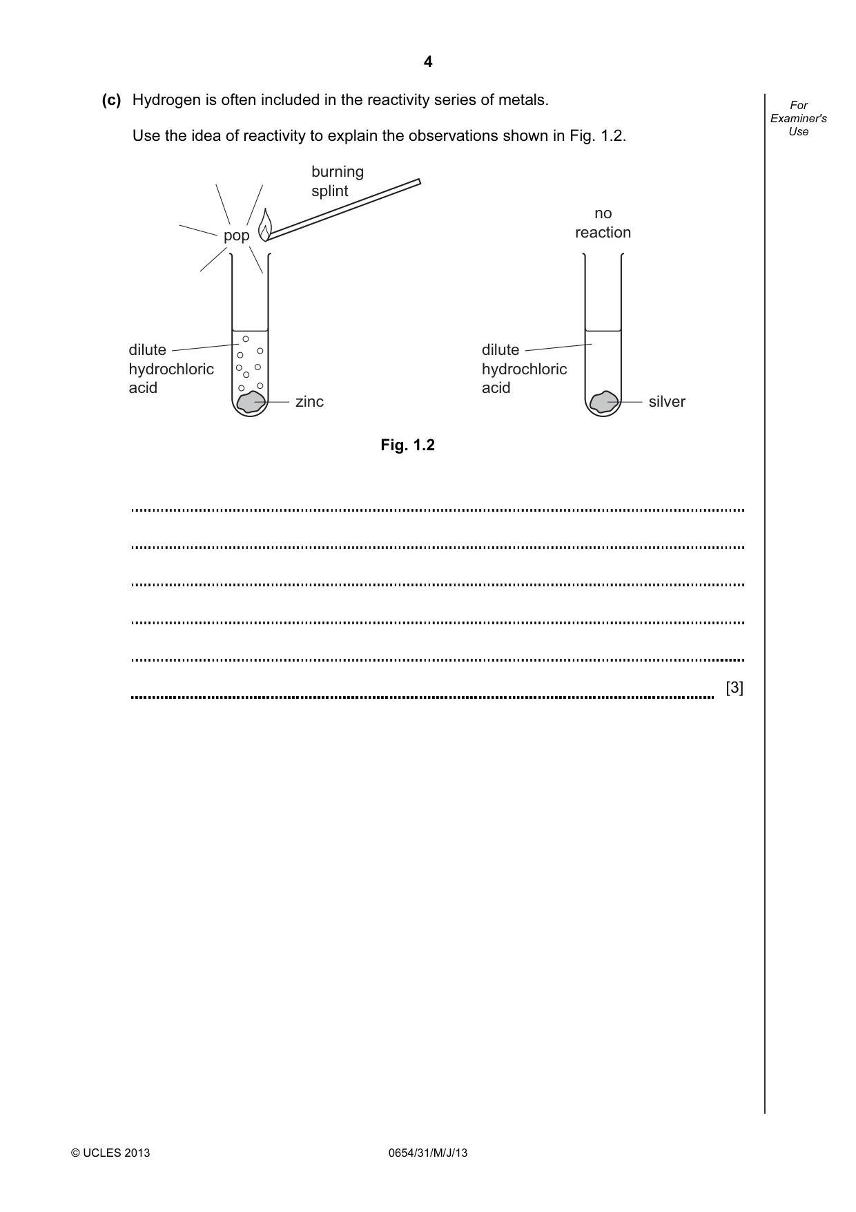Cambridge IGCSE Sciences - Co-ordinated (Double) 0654 2013 May/June Paper 3 · Variant 1 question paper, page 4 of 36