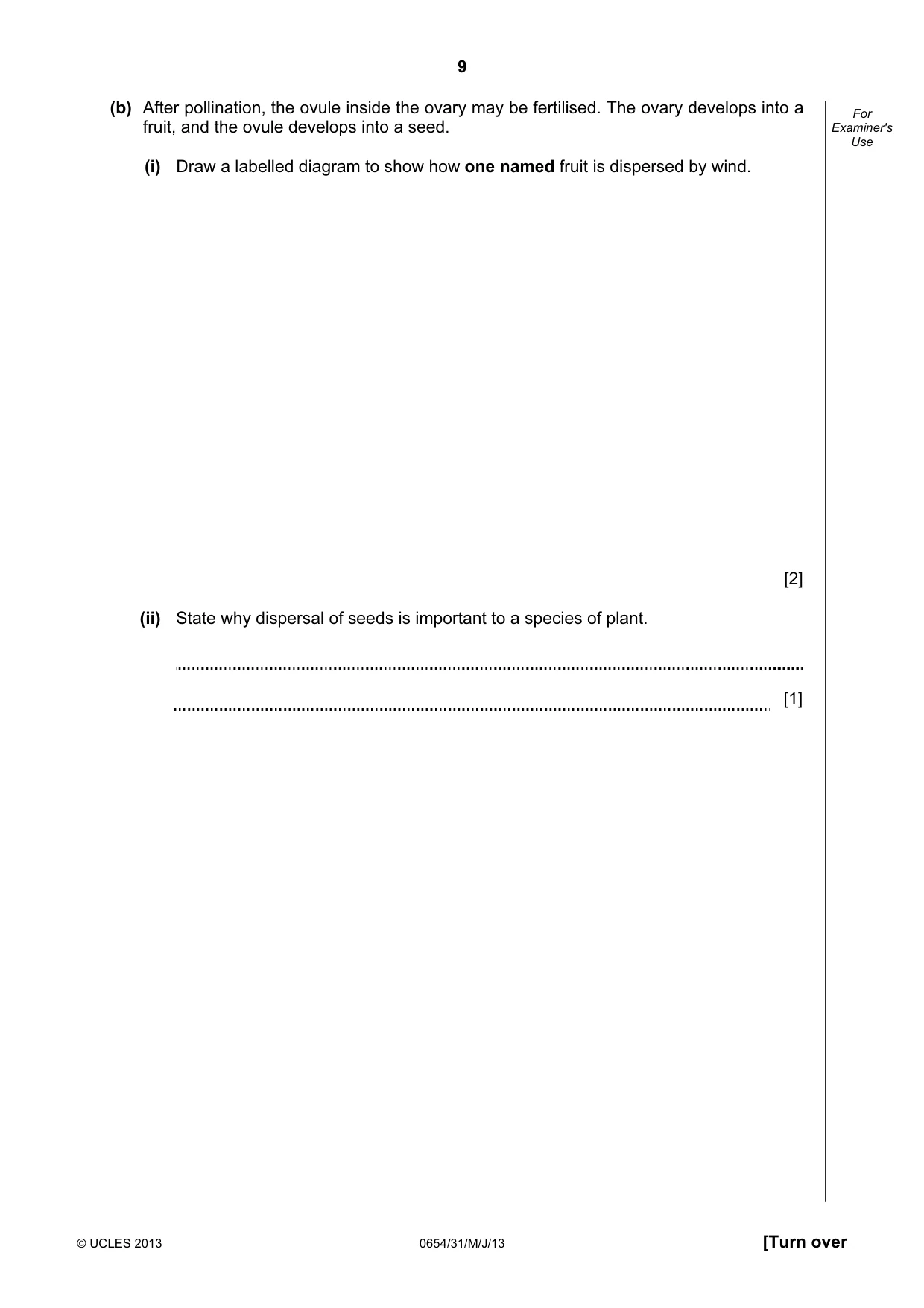 Cambridge IGCSE Sciences - Co-ordinated (Double) 0654 2013 May/June Paper 3 · Variant 1 question paper, page 9 of 36
