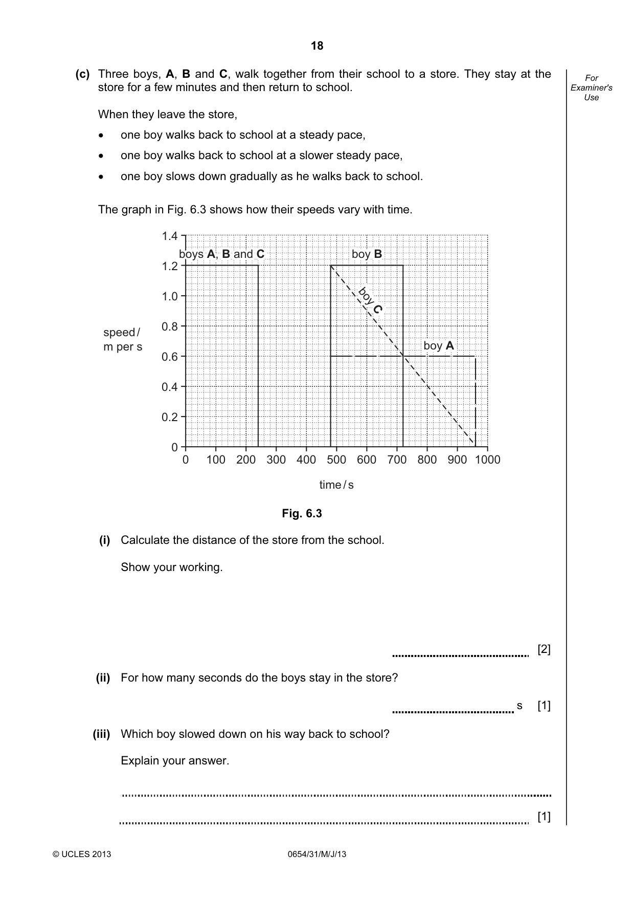 Cambridge IGCSE Sciences - Co-ordinated (Double) 0654 2013 May/June Paper 3 · Variant 1 question paper, page 18 of 36