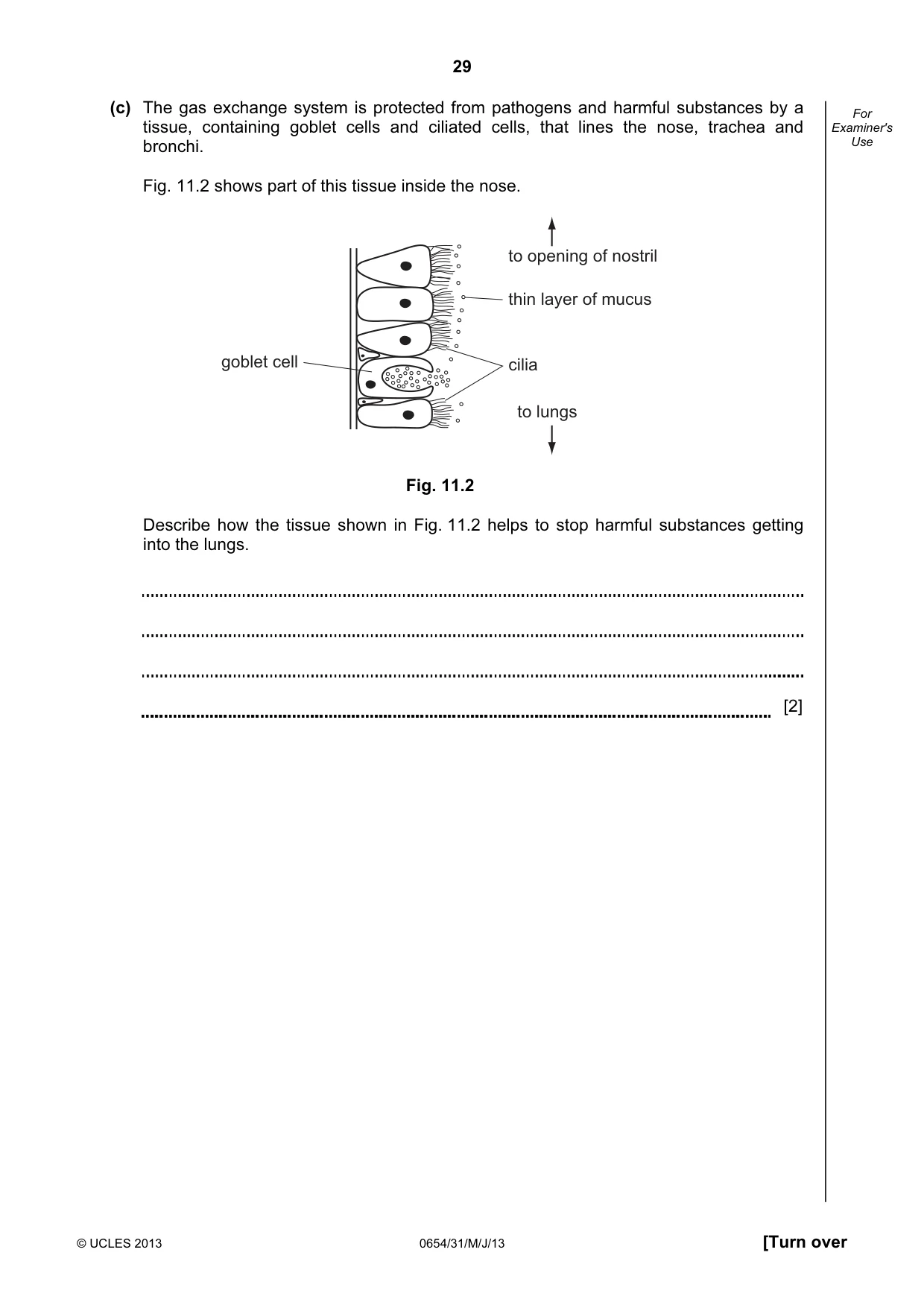 Cambridge IGCSE Sciences - Co-ordinated (Double) 0654 2013 May/June Paper 3 · Variant 1 question paper, page 29 of 36