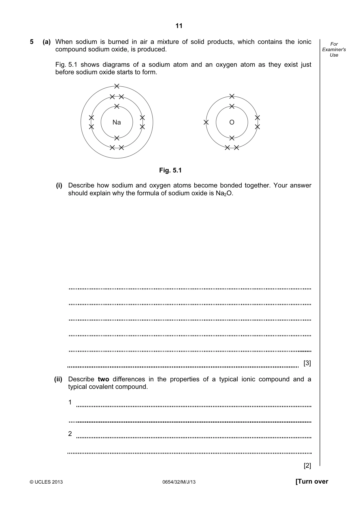 Cambridge IGCSE Sciences - Co-ordinated (Double) 0654 2013 May/June Paper 3 · Variant 2 question paper, page 11 of 32