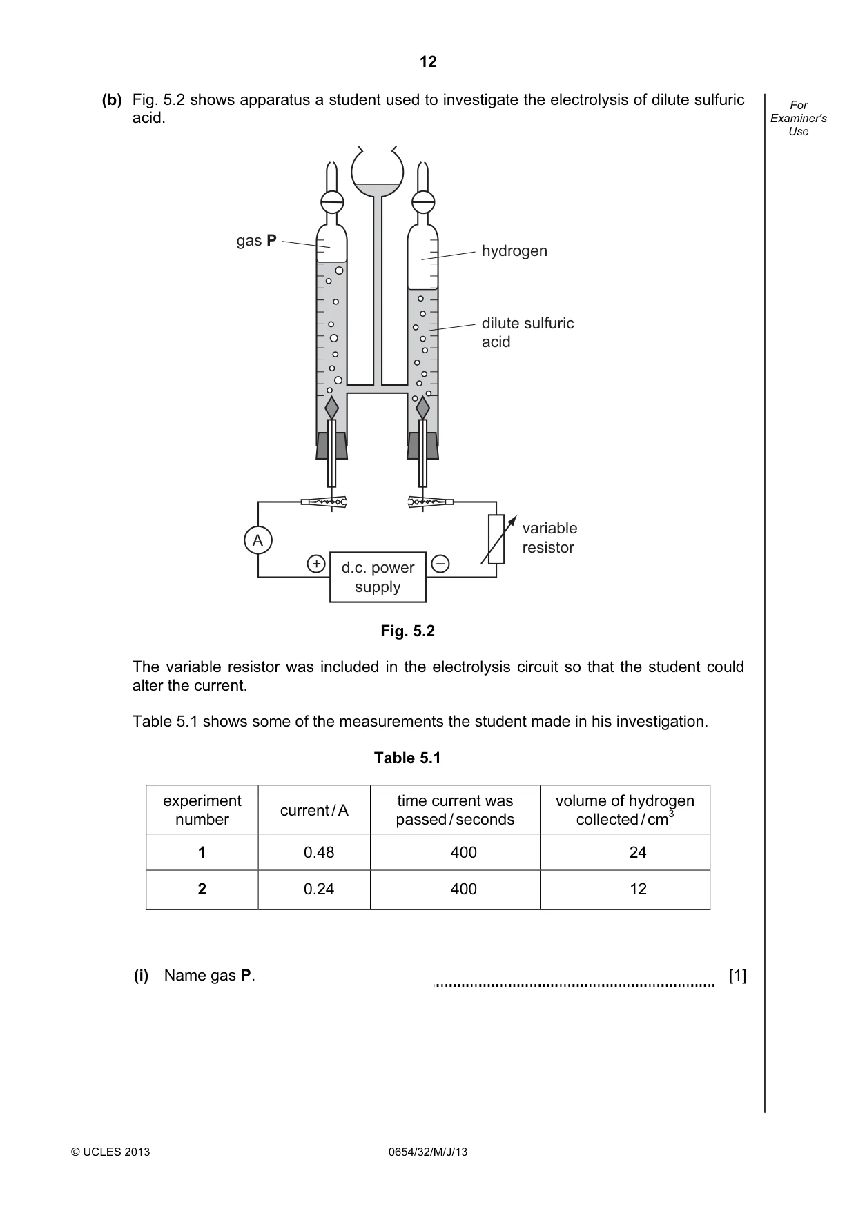 Cambridge IGCSE Sciences - Co-ordinated (Double) 0654 2013 May/June Paper 3 · Variant 2 question paper, page 12 of 32