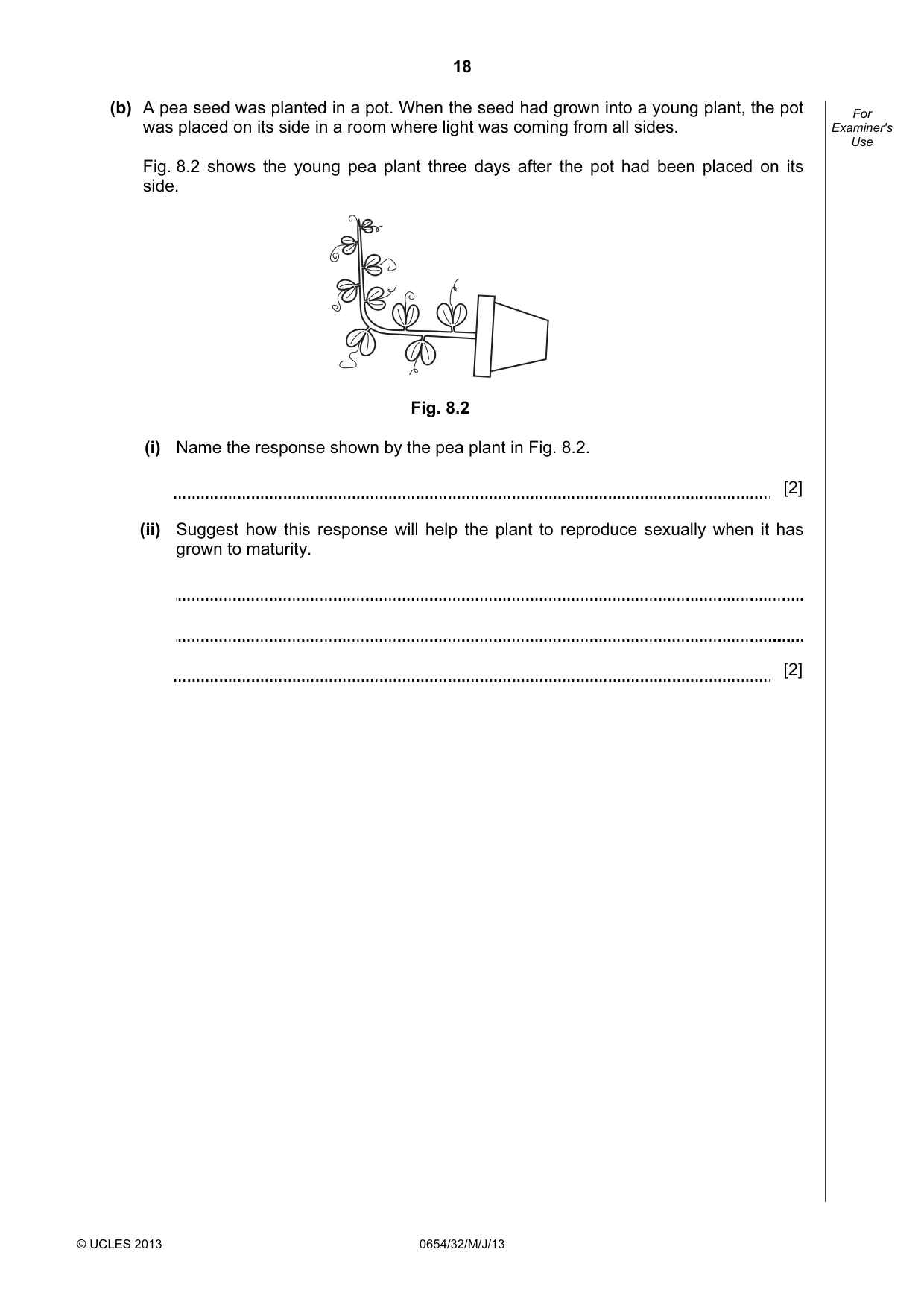 Cambridge IGCSE Sciences - Co-ordinated (Double) 0654 2013 May/June Paper 3 · Variant 2 question paper, page 18 of 32