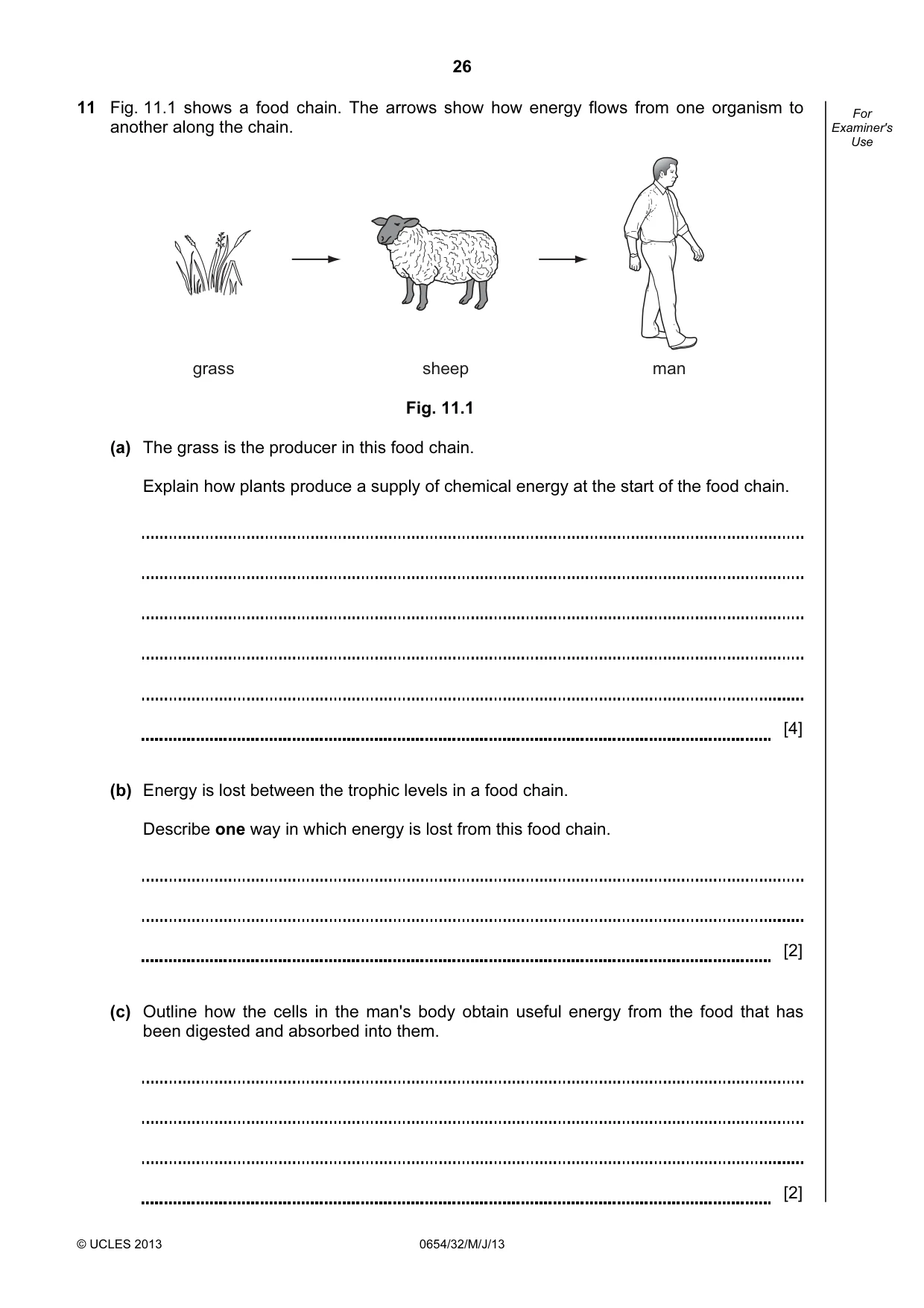 Cambridge IGCSE Sciences - Co-ordinated (Double) 0654 2013 May/June Paper 3 · Variant 2 question paper, page 26 of 32